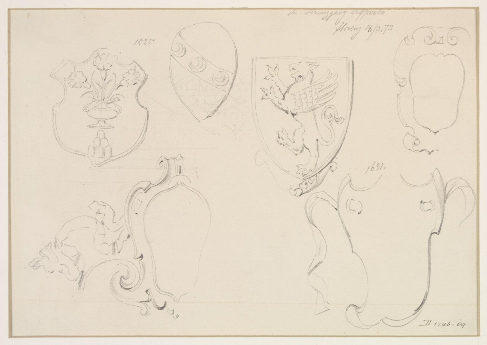 Drawing, A Burger, 1873