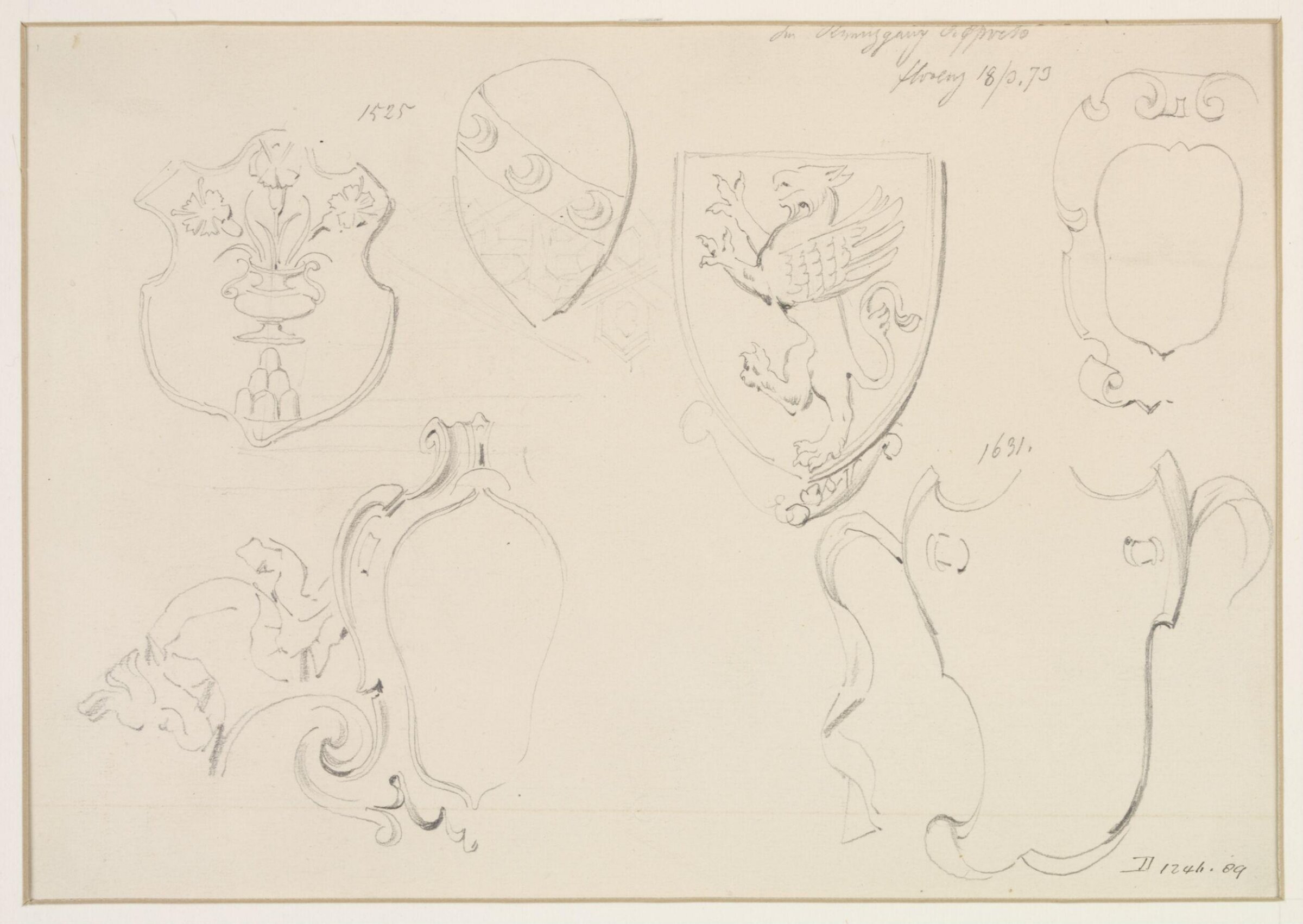 Drawing, A Burger, 1873