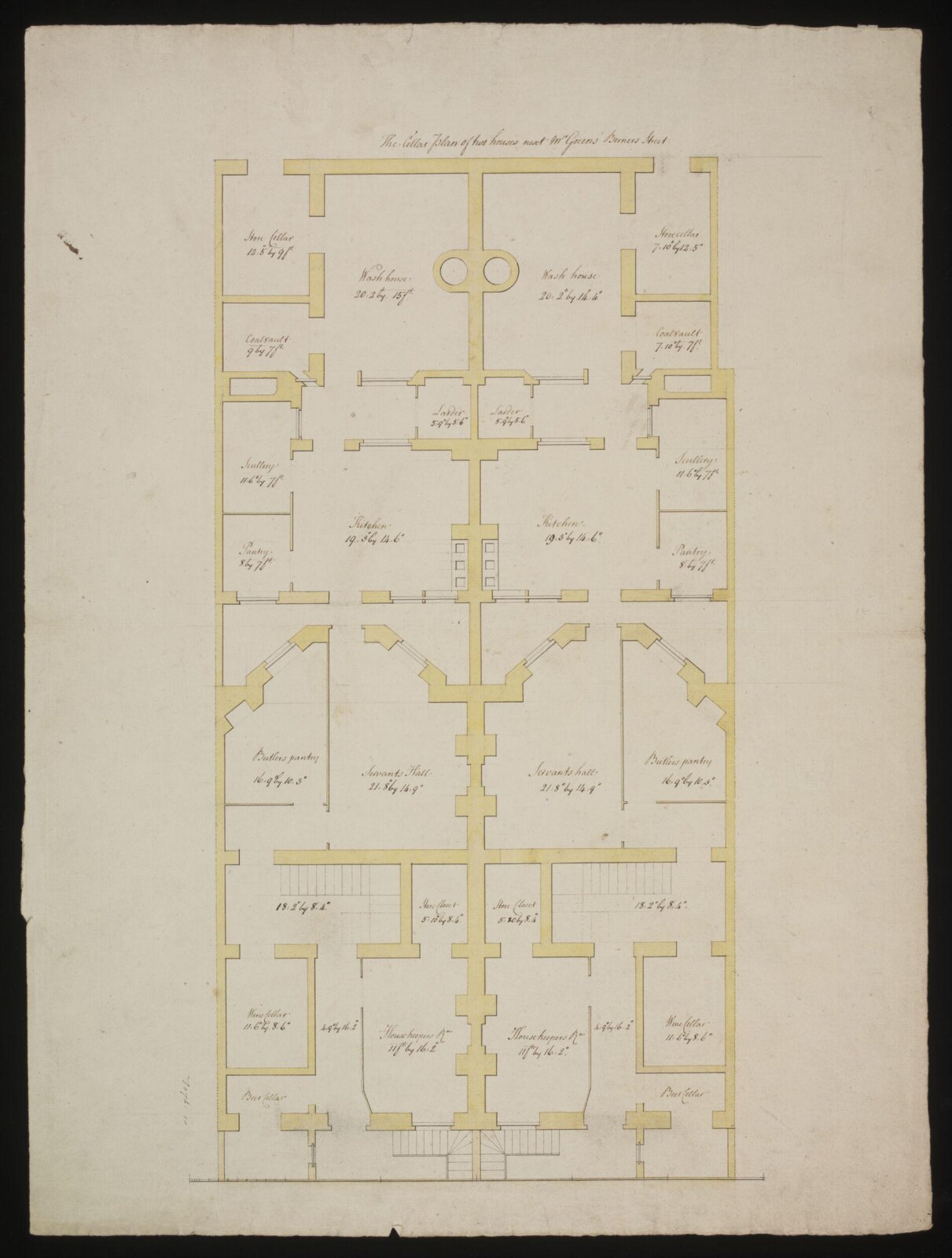 Drawing, William Chambers, ca. 1765
