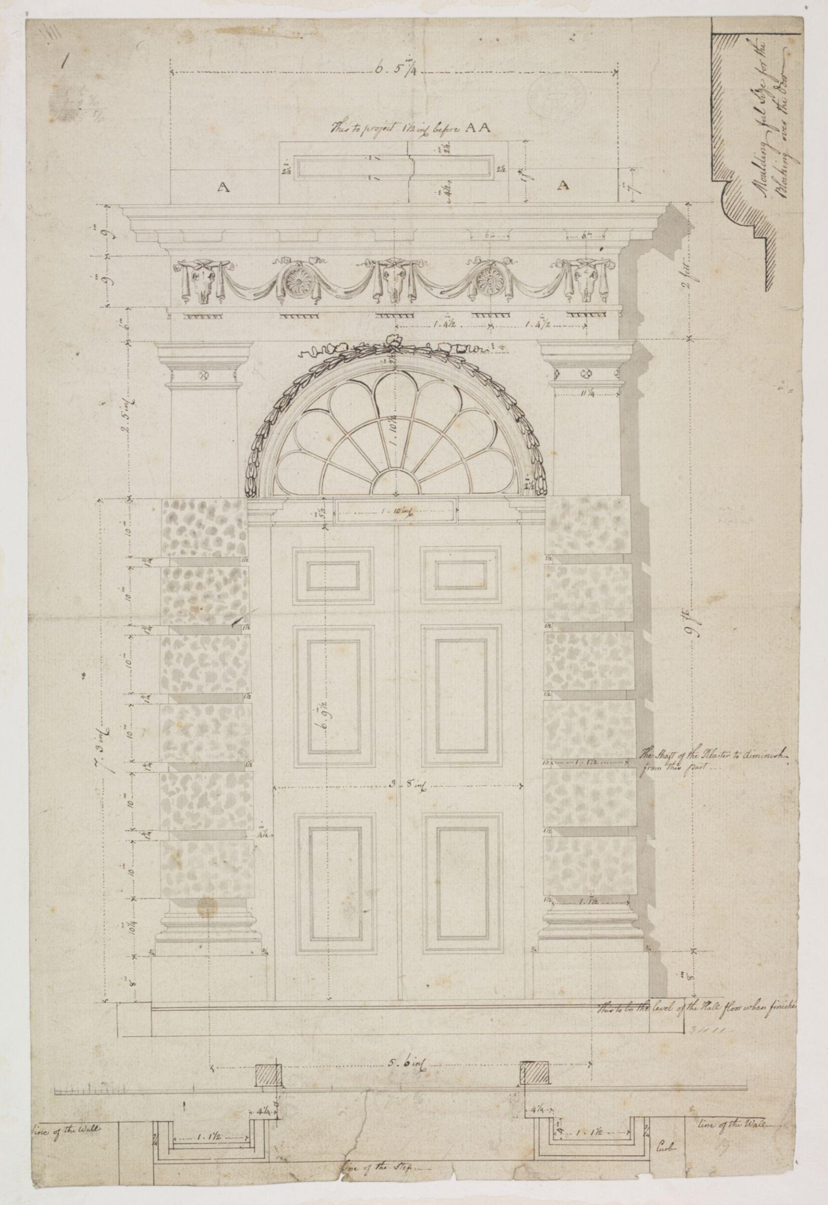 Drawing, William Chambers, 18th century