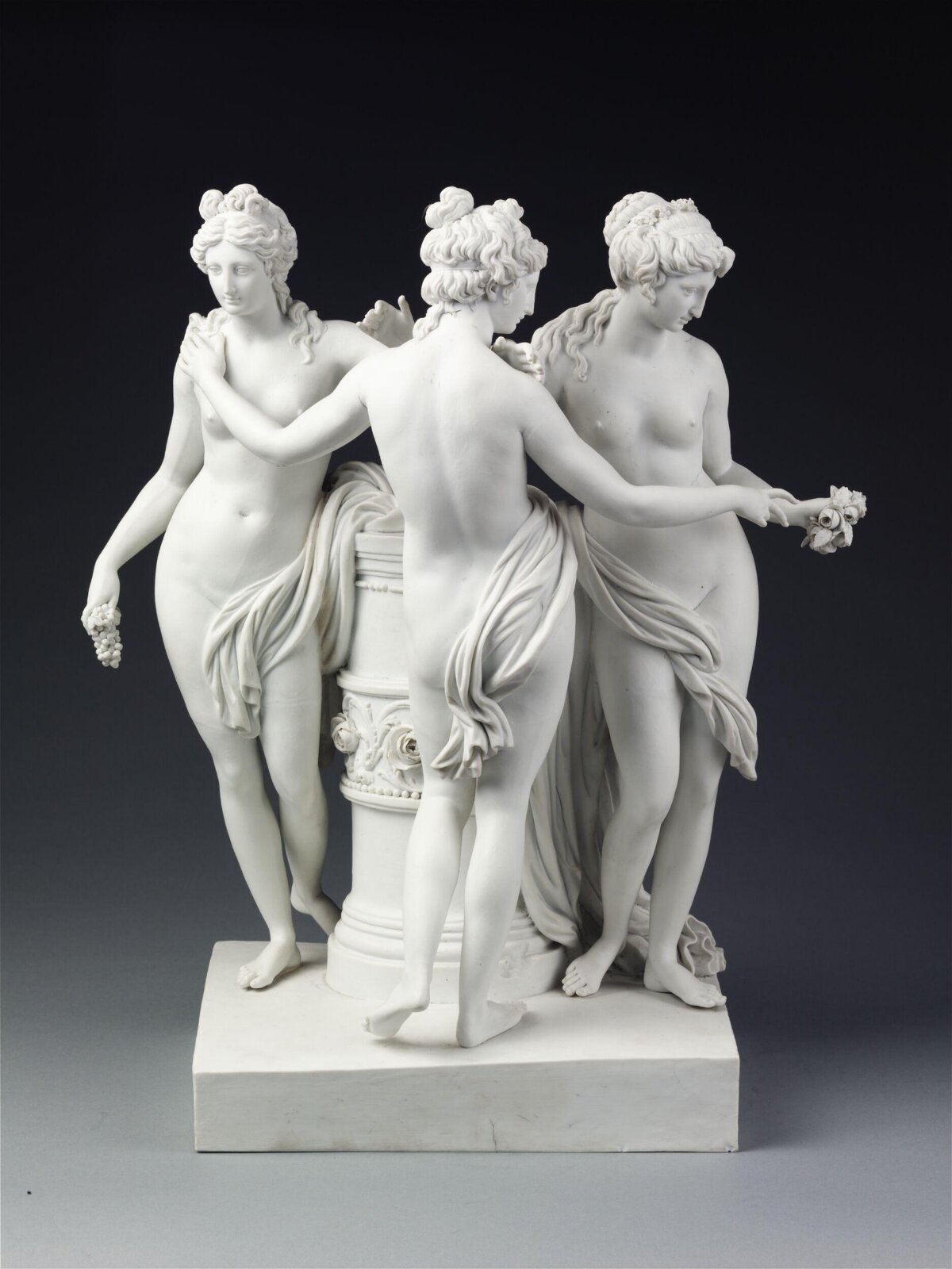 The Three Graces, Christian Gotfried Jüchtzer, ca. 1785