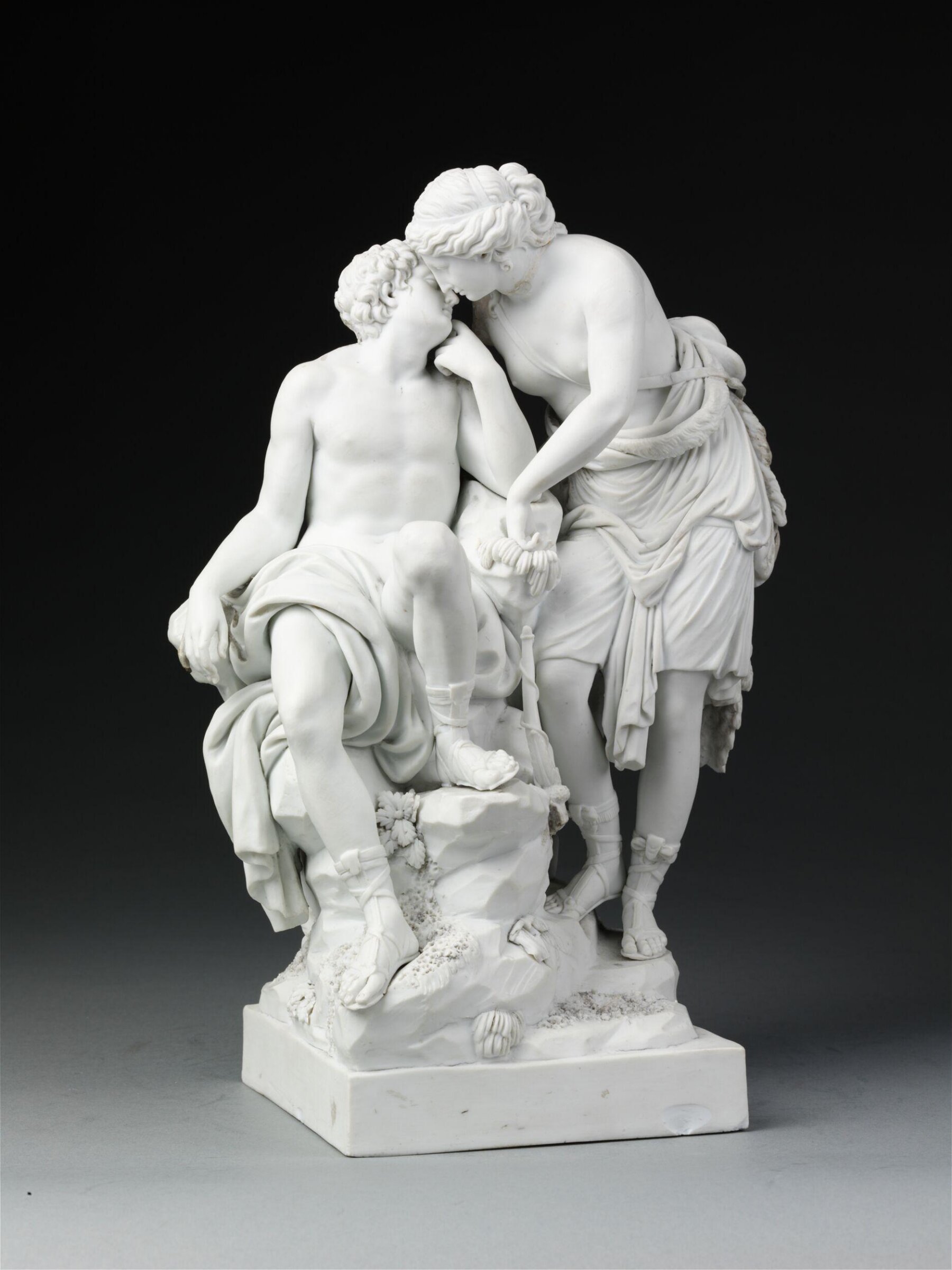 Diana and Endymion, Christian Gotfried Jüchtzer, ca. 1785