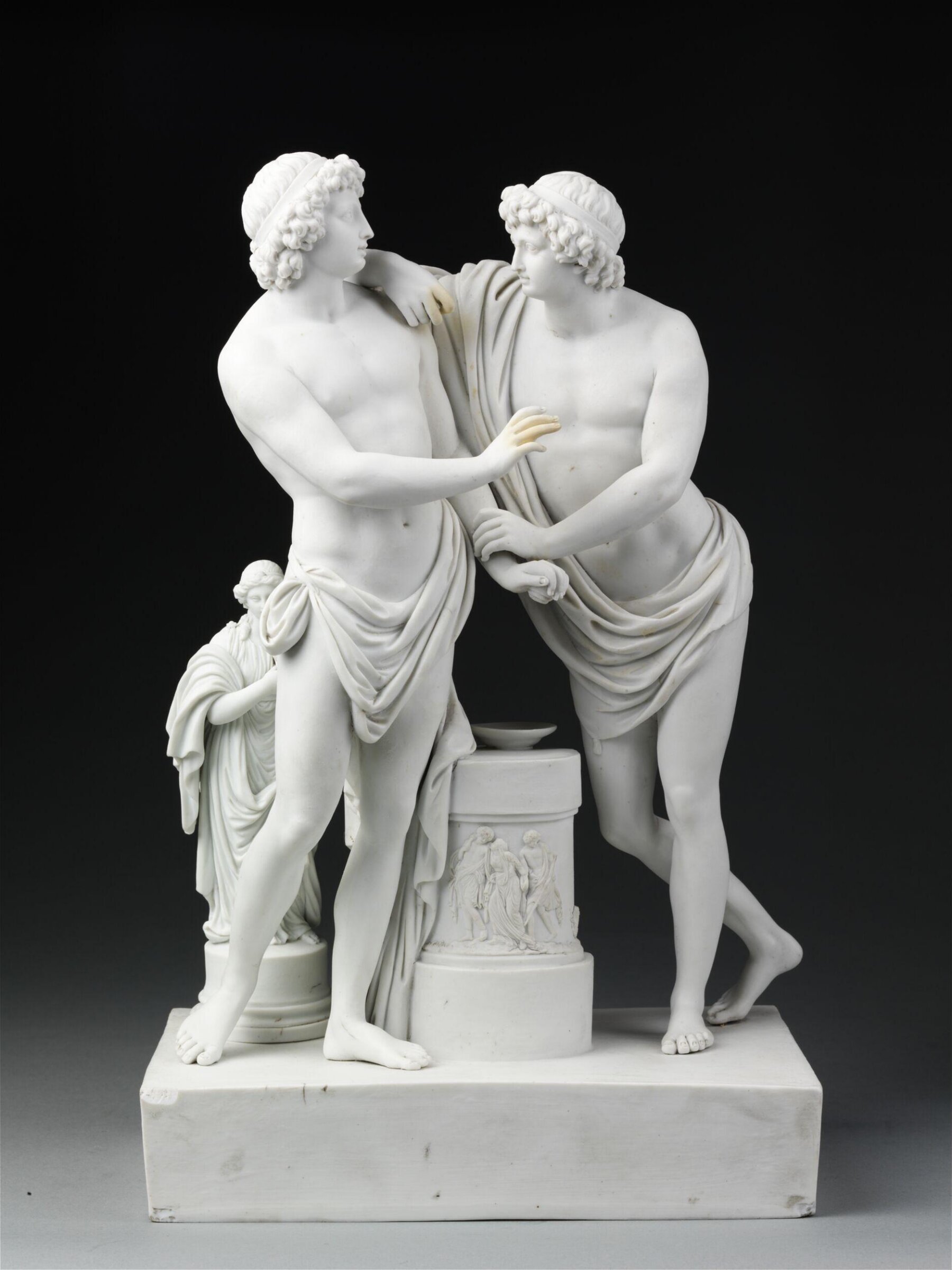 Pylades and Orestes, Christian Gotfried Jüchtzer, ca. 1790