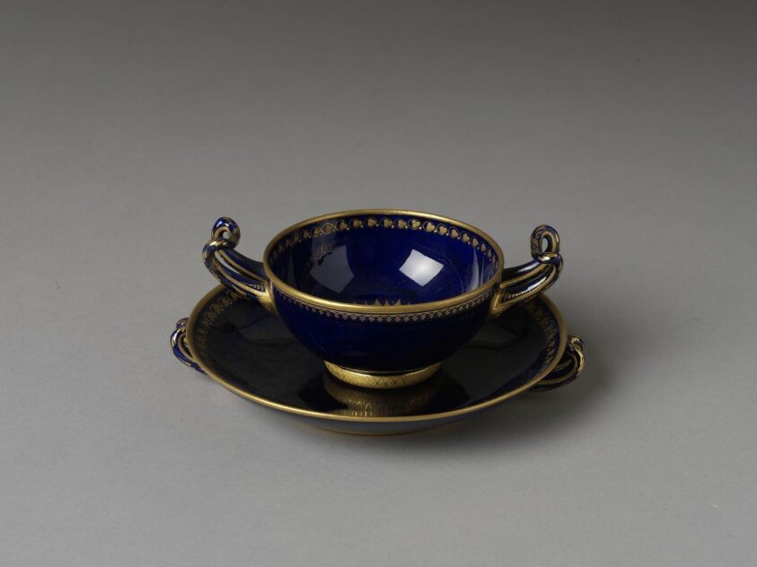Cup and saucer (1859) by Francis Bott
