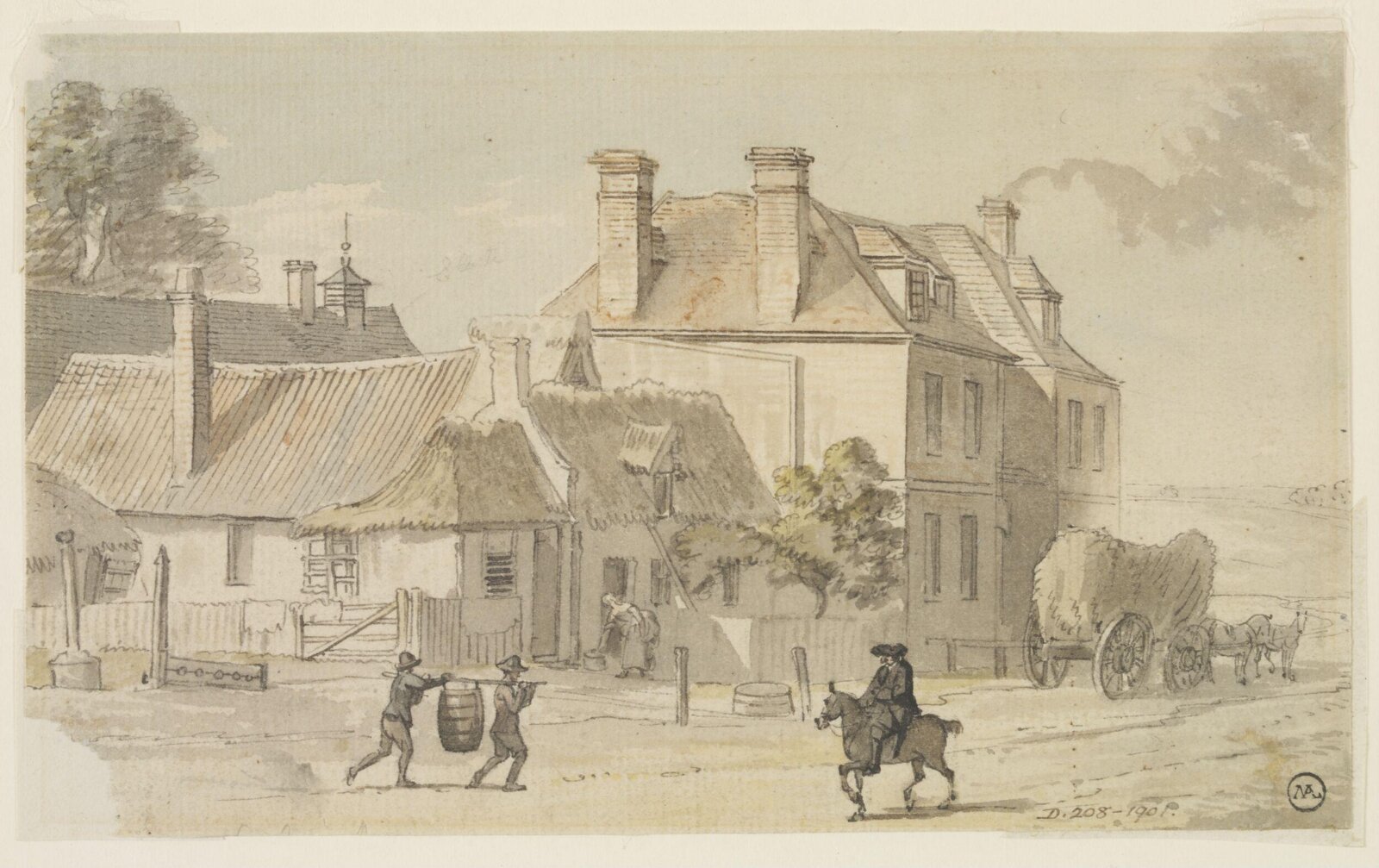 Drawing, Paul Sandby, c. late 18th century