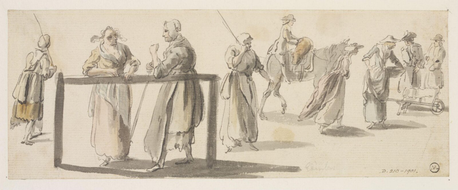 Drawing, Paul Sandby, ca. 1747-1750