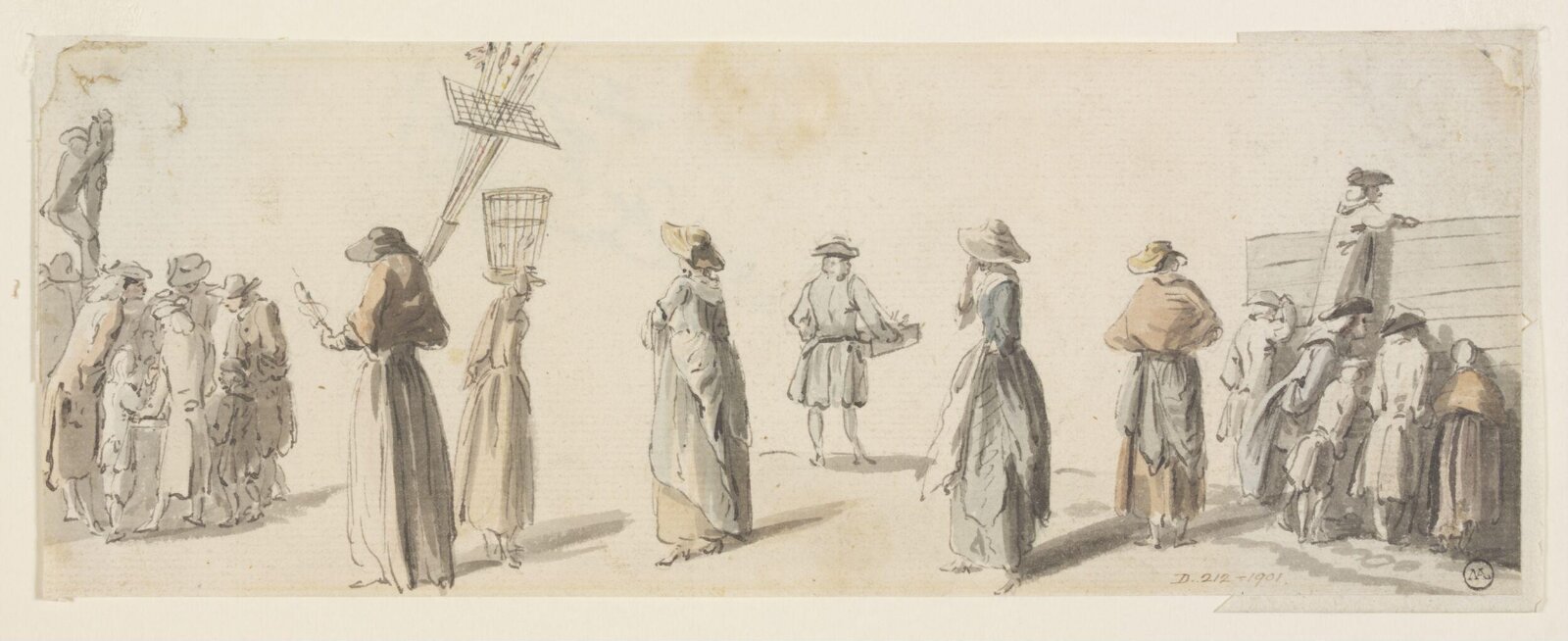 Drawing, Paul Sandby, ca. 1747-1750