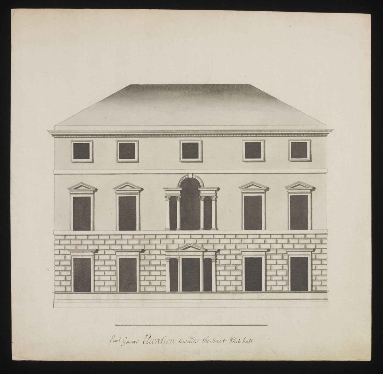 Drawing, William Chambers, ca. 1765