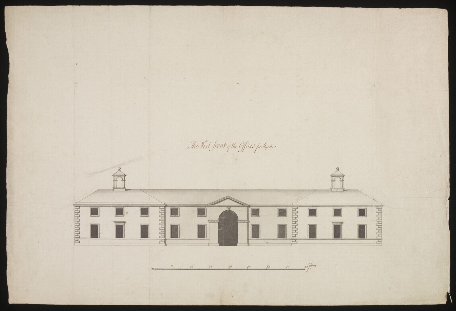 Drawing, william chambers, 18th century