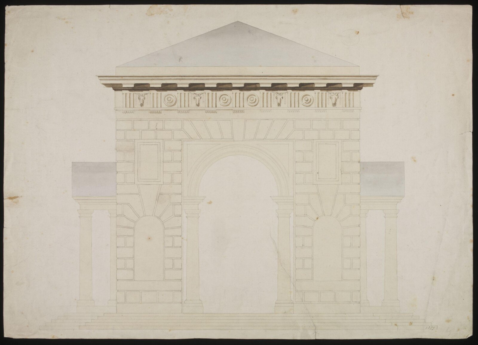 Drawing, William Chambers, 18th century