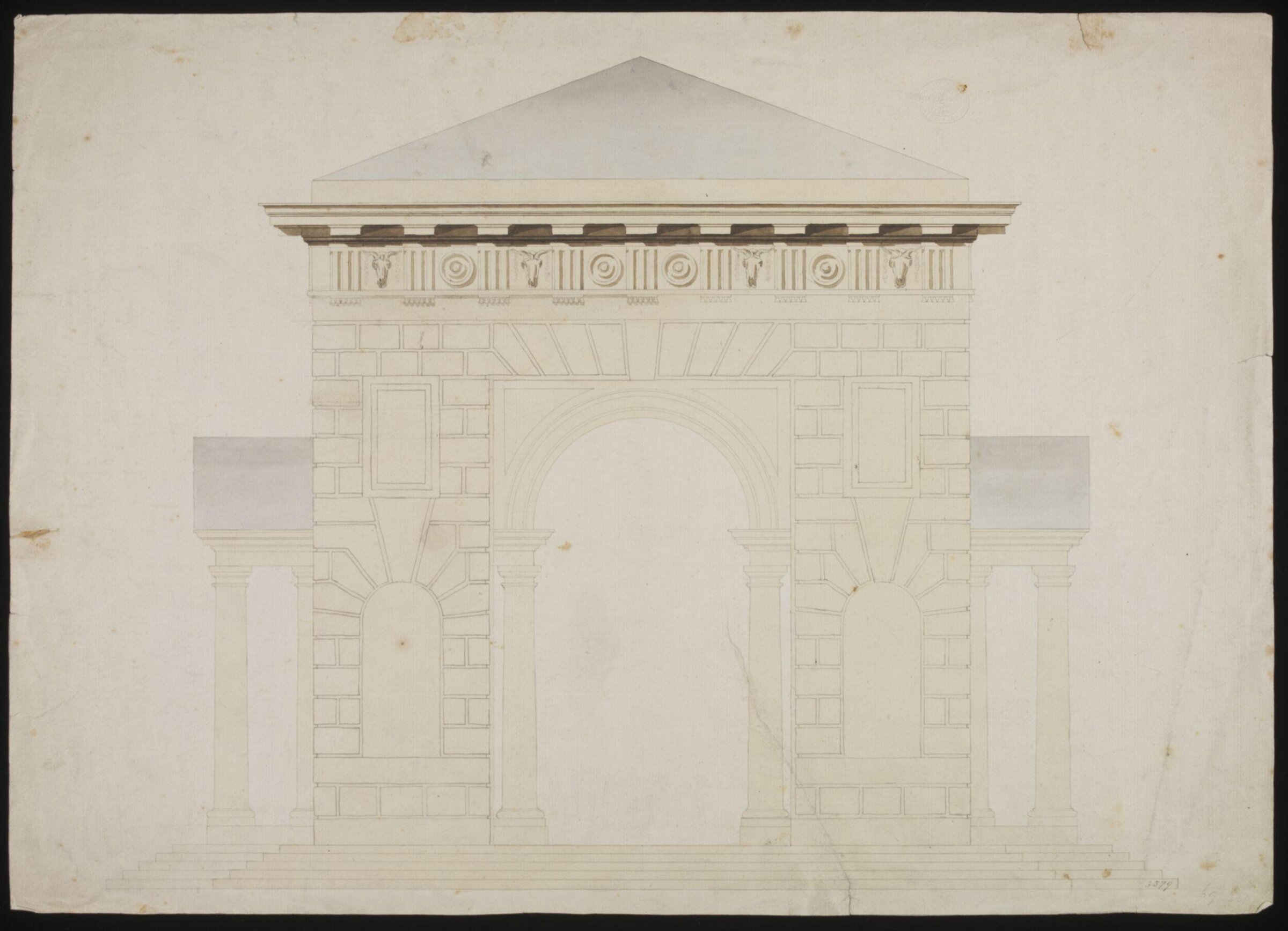 Drawing, William Chambers, 18th century