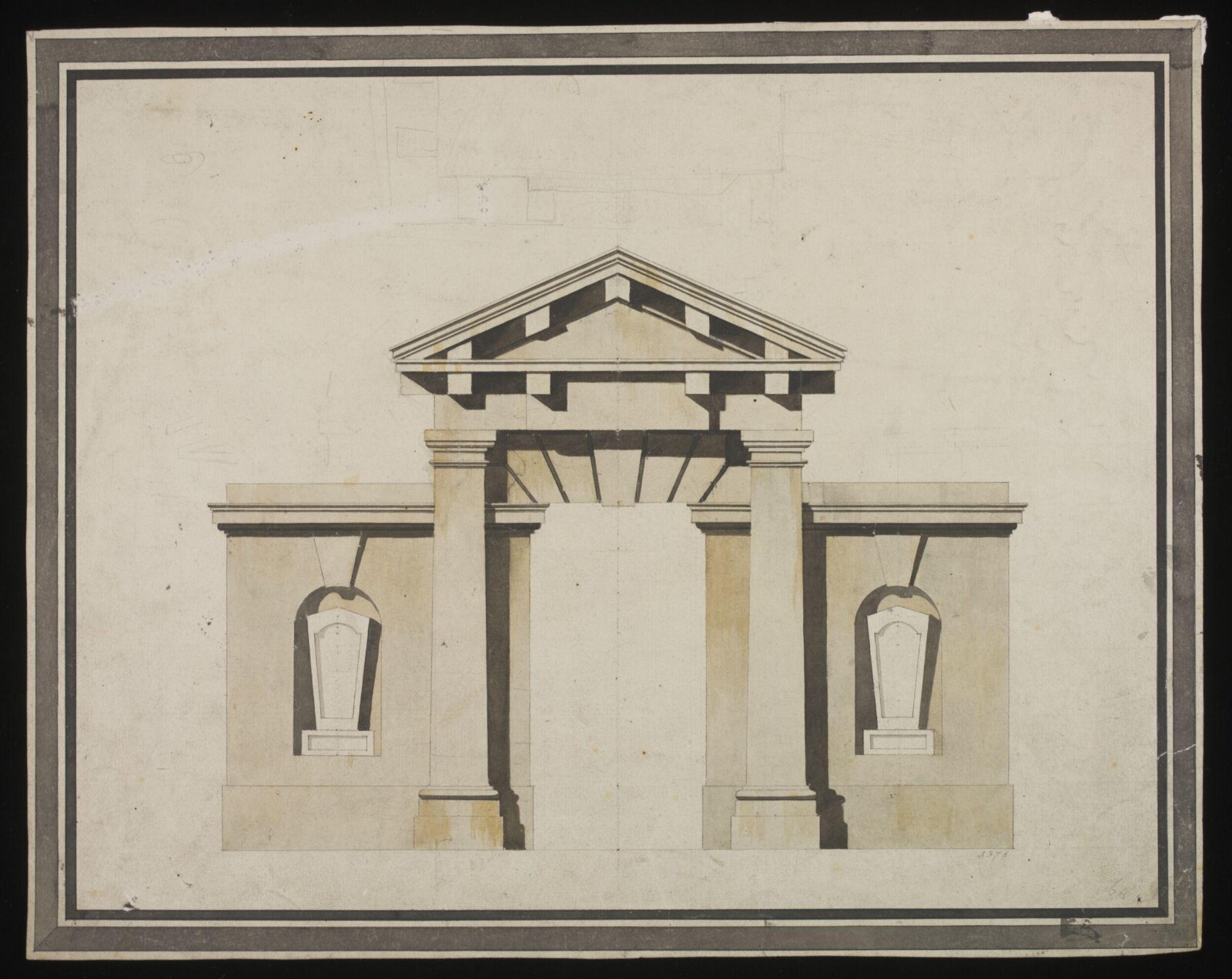 Drawing, William Chambers, 18th century