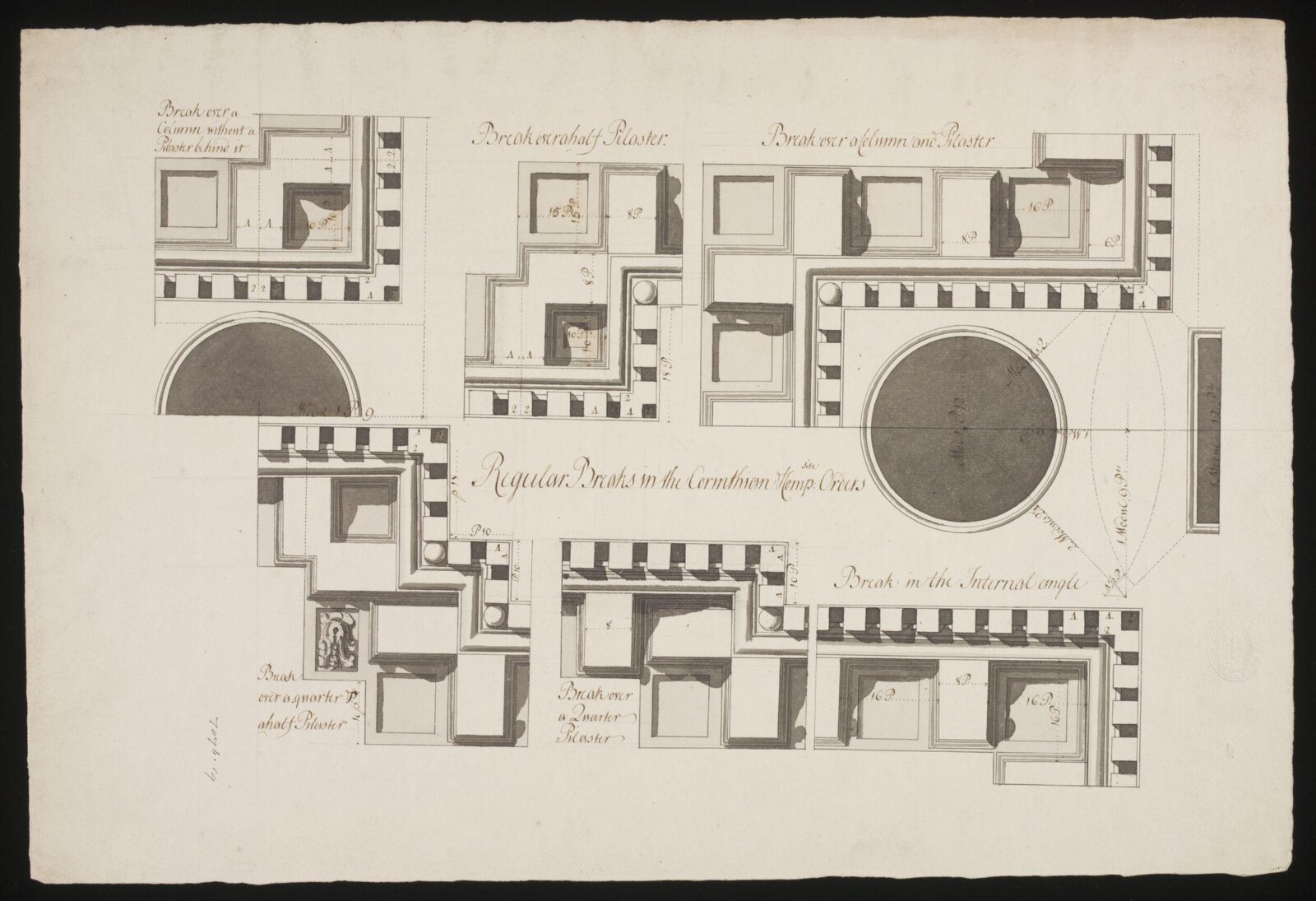 Drawing, William Chambers, 18th century