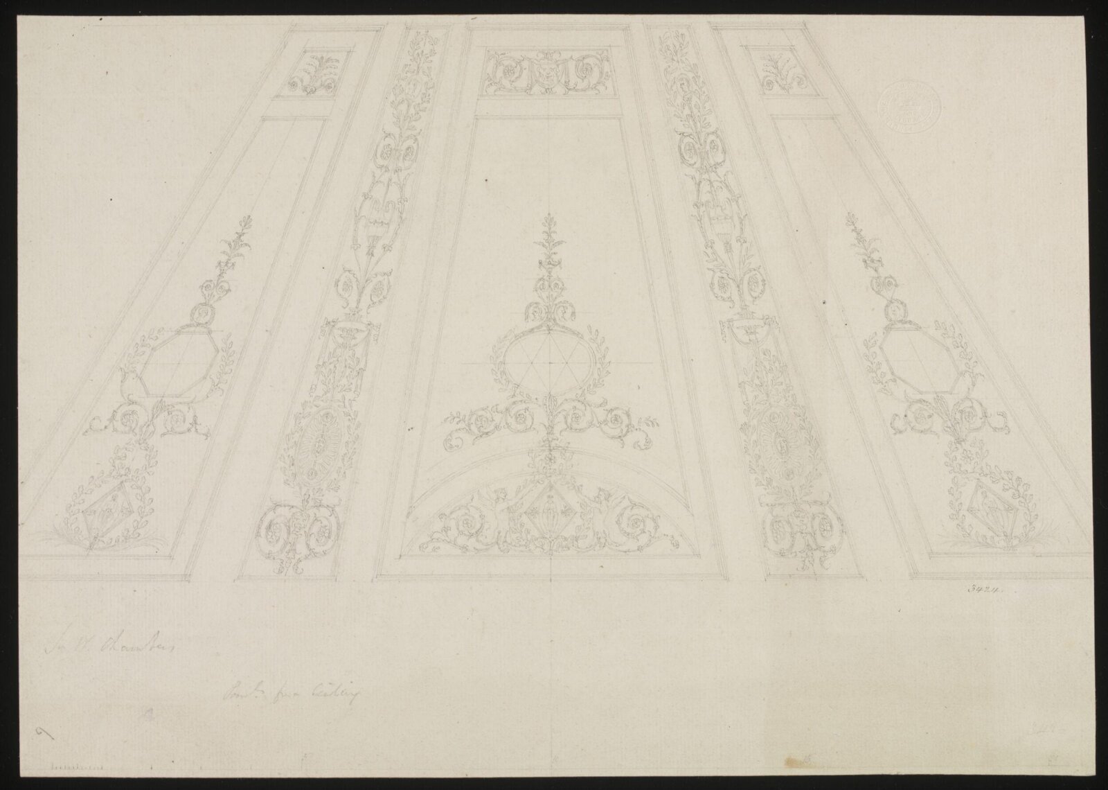 Drawing, William Chambers, 18th century