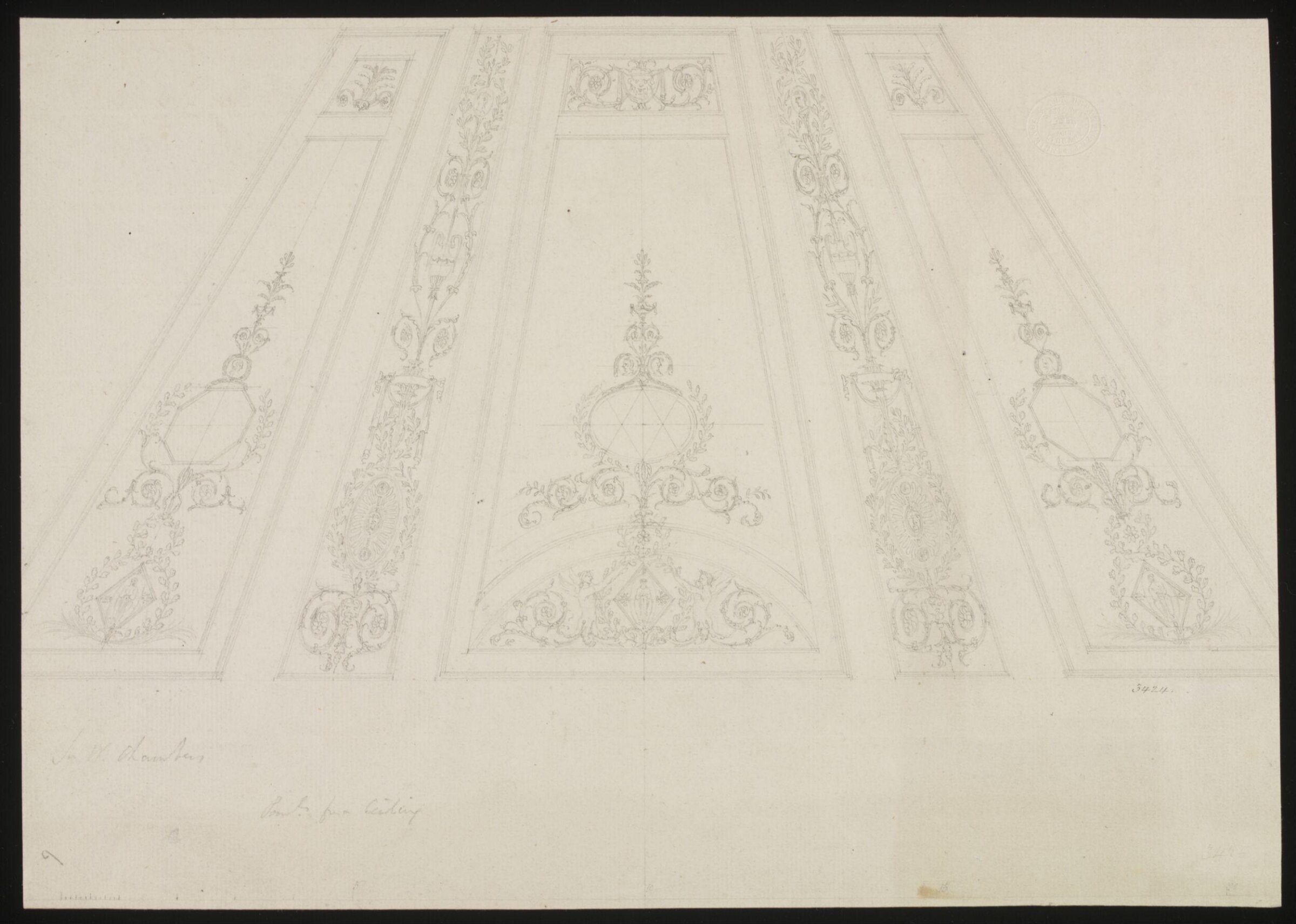 Drawing, William Chambers, 18th century
