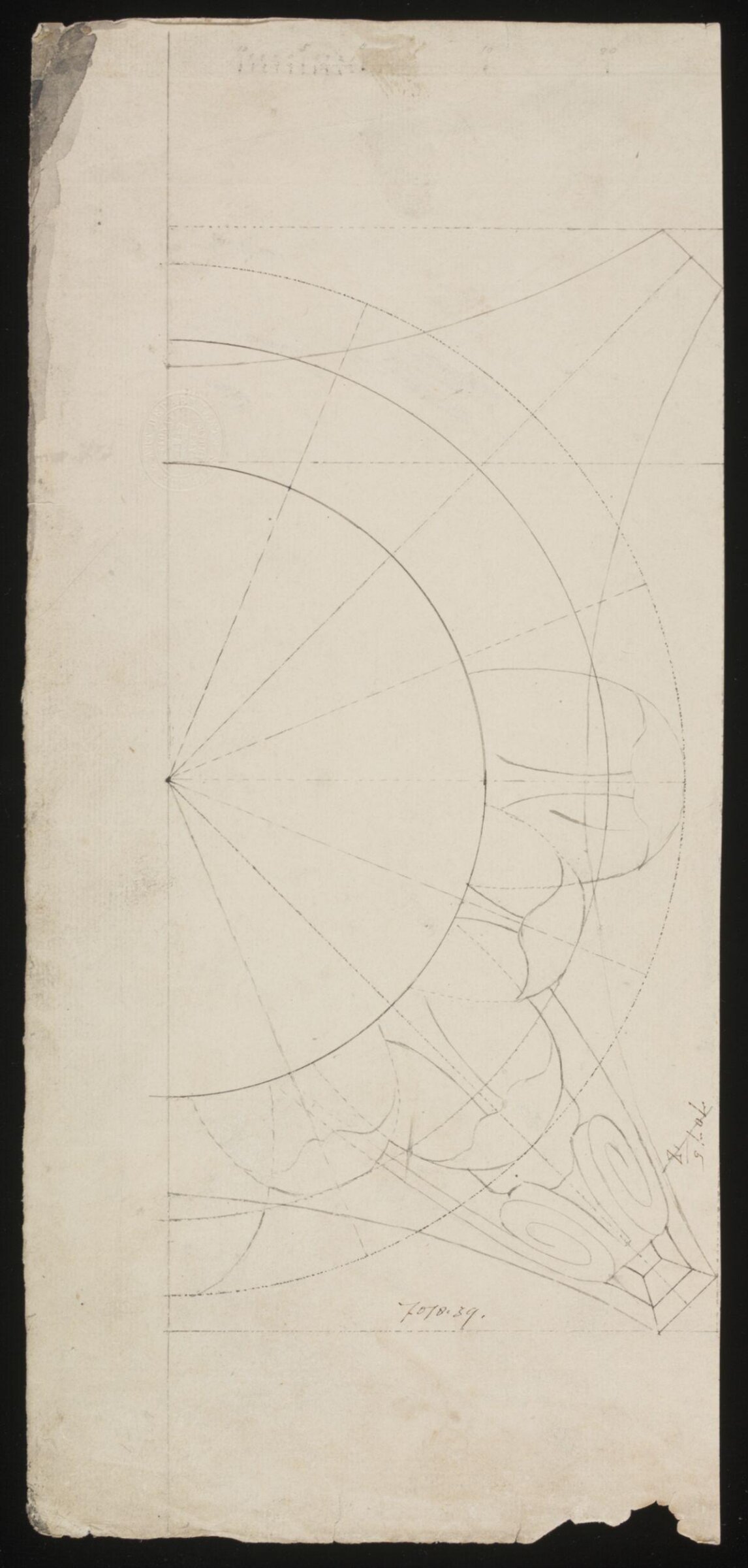 Drawing, William Chambers, 18th century