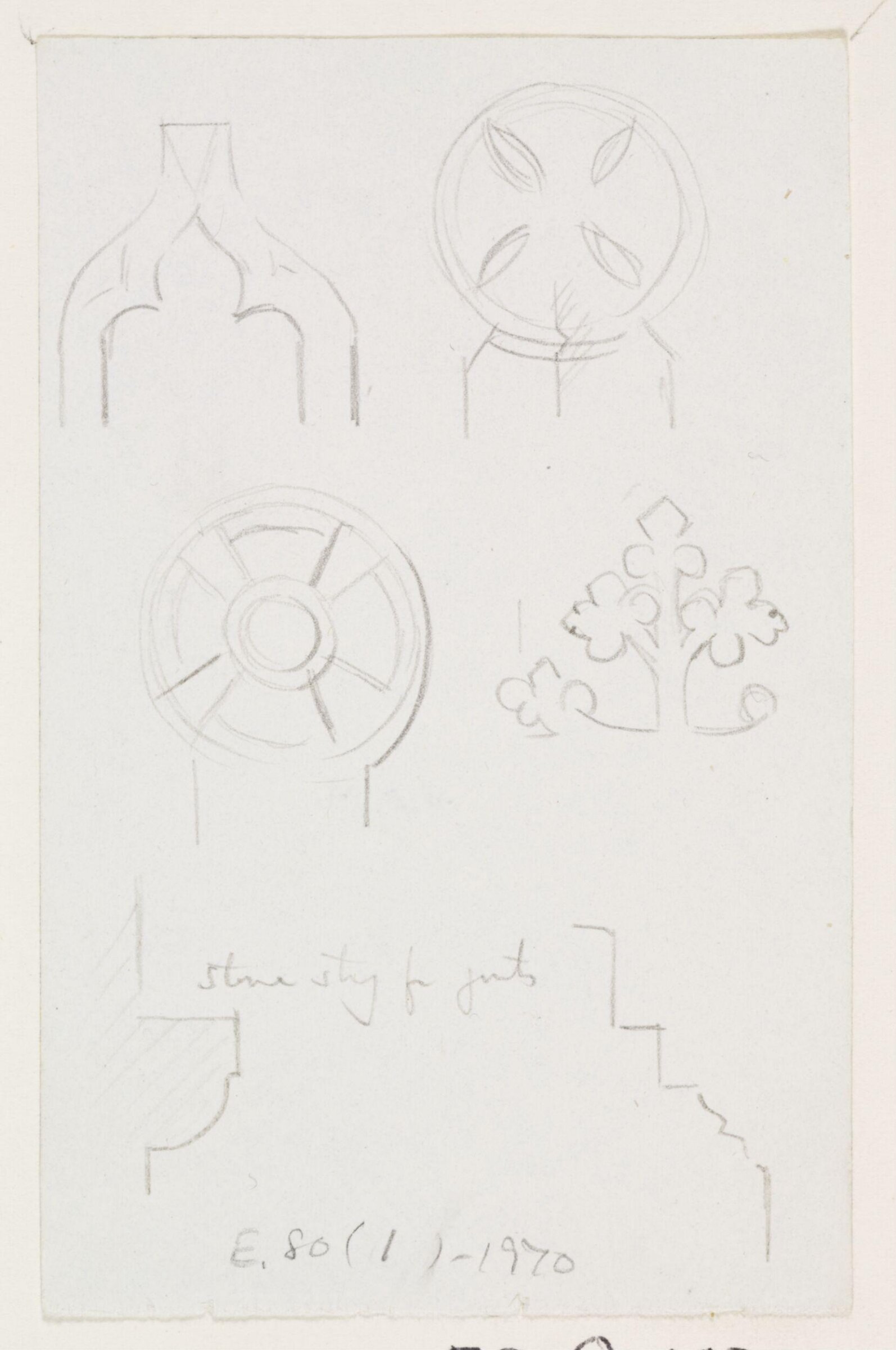 Drawing, A.W.N. Pugin, c. 1833