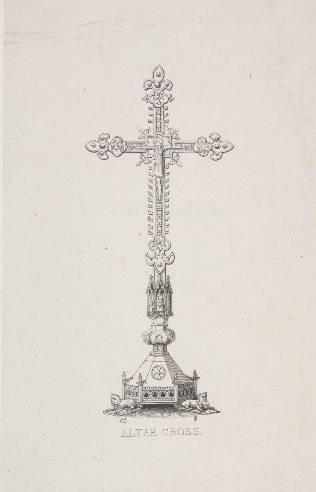 Drawing, A.W.N. Pugin, c. 1844