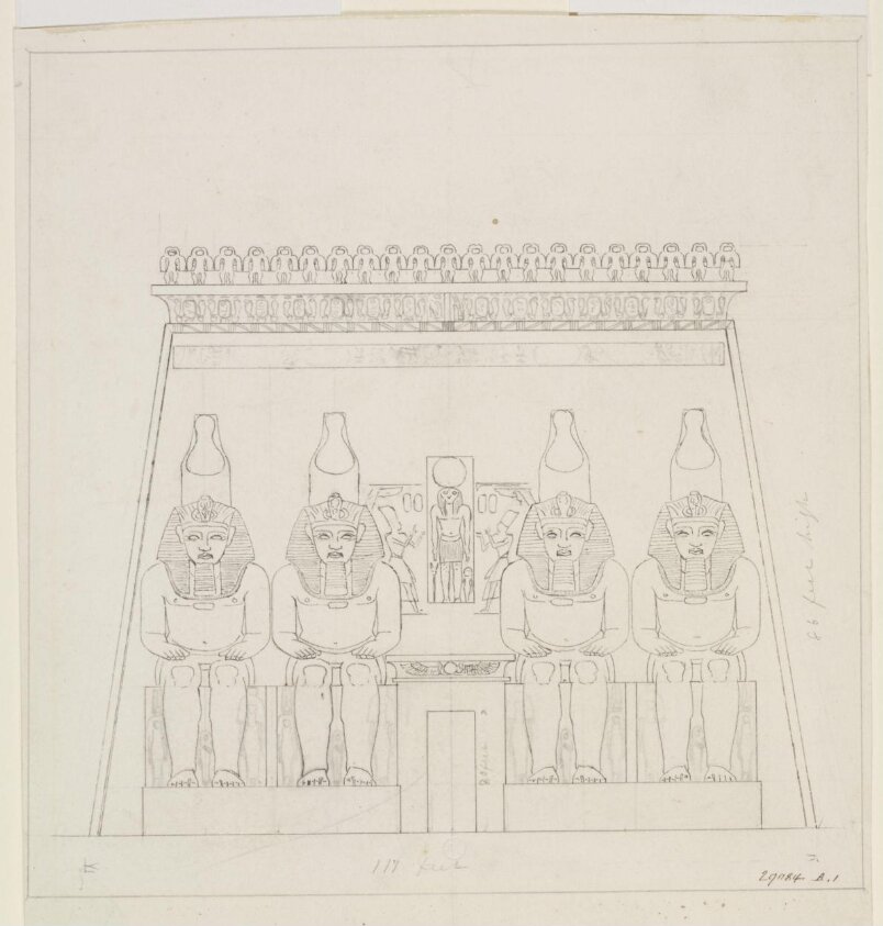 Design for Egyptian Court, Crystal Palace