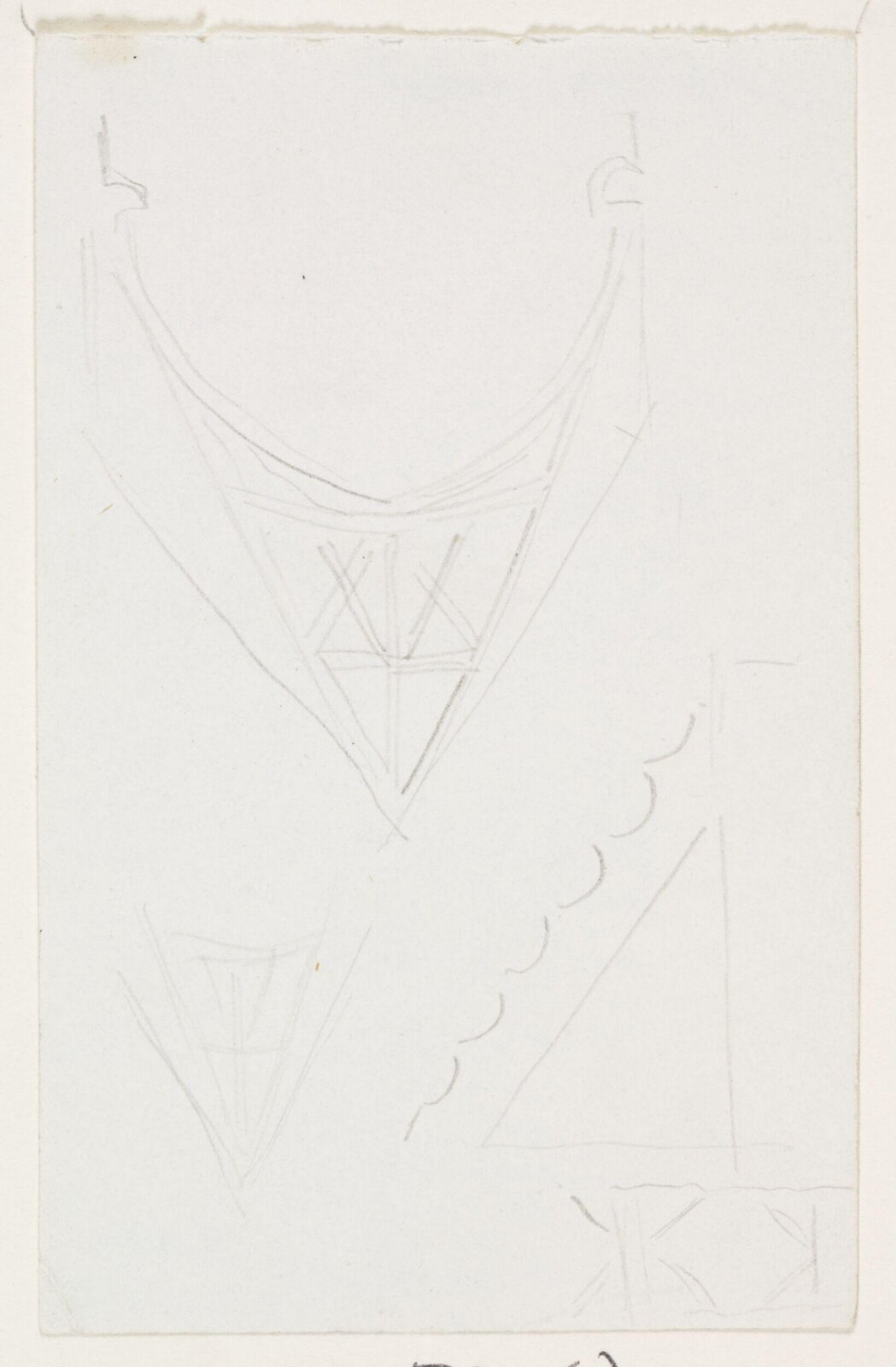 Drawing, A.W.N. Pugin, ок. 1833