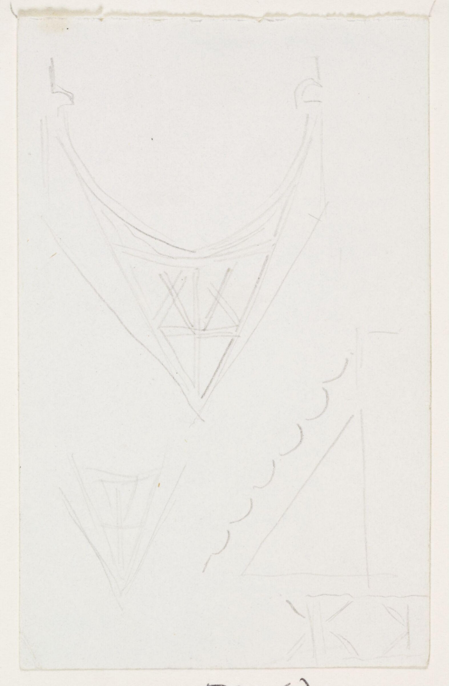 Drawing, A.W.N. Pugin, c. 1833