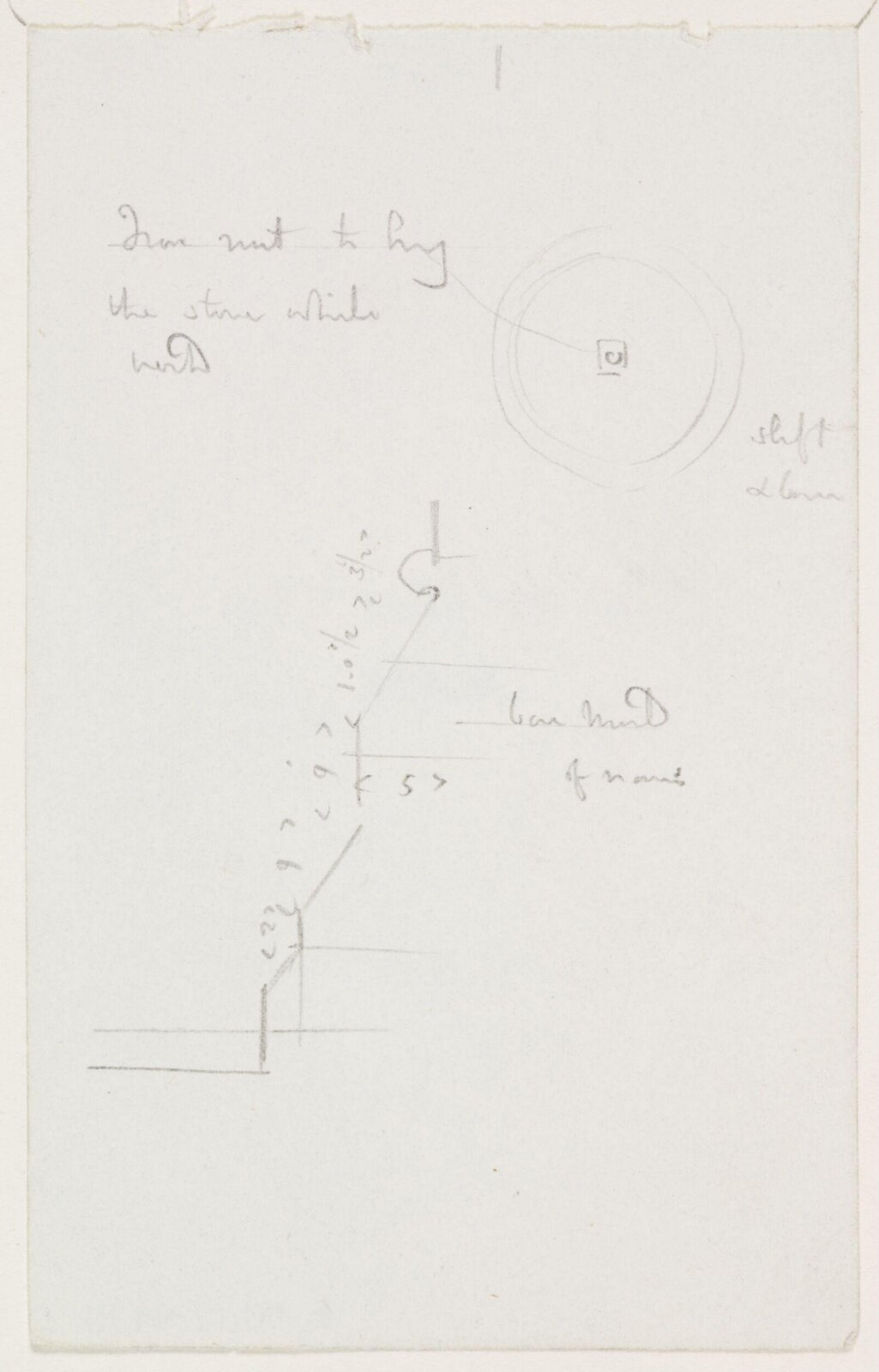 Drawing, A.W.N. Pugin, c. 1833
