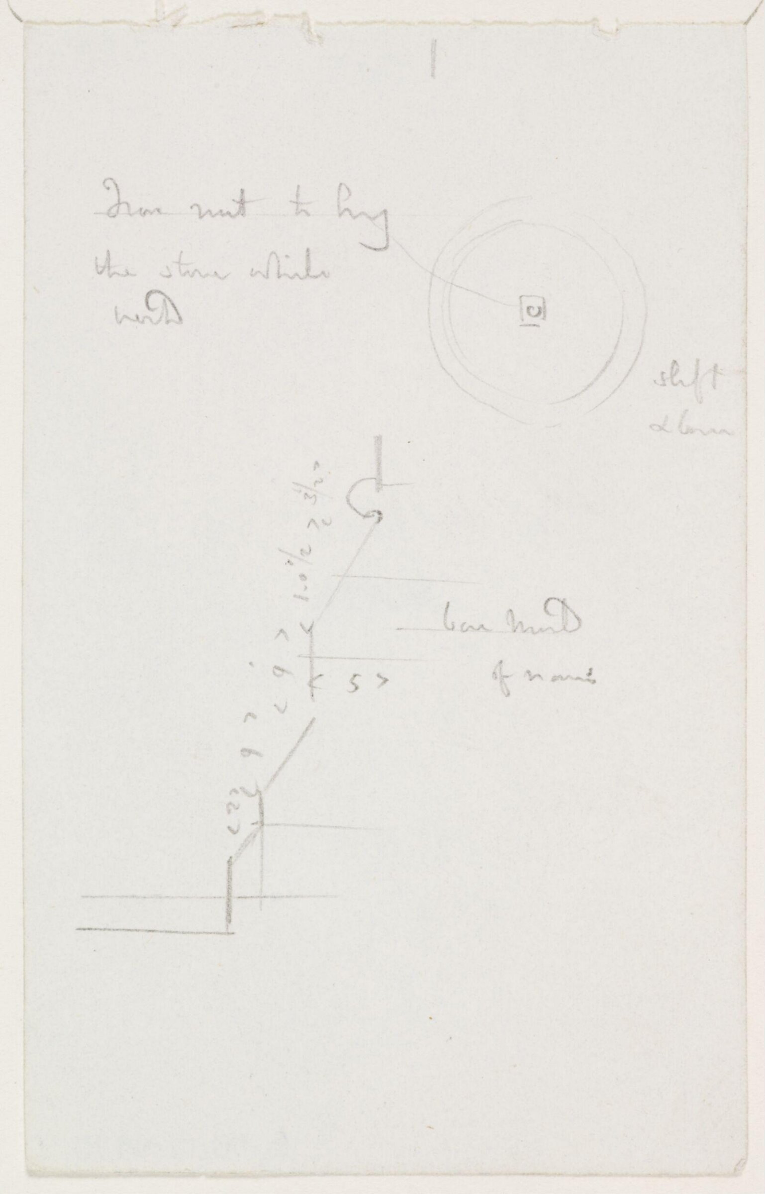 Drawing, A.W.N. Pugin, c. 1833