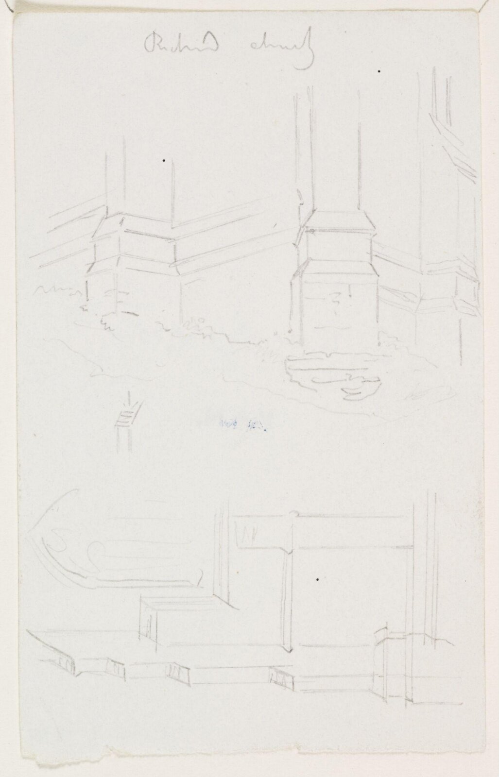 Drawing, A.W.N. Pugin, c. 1833