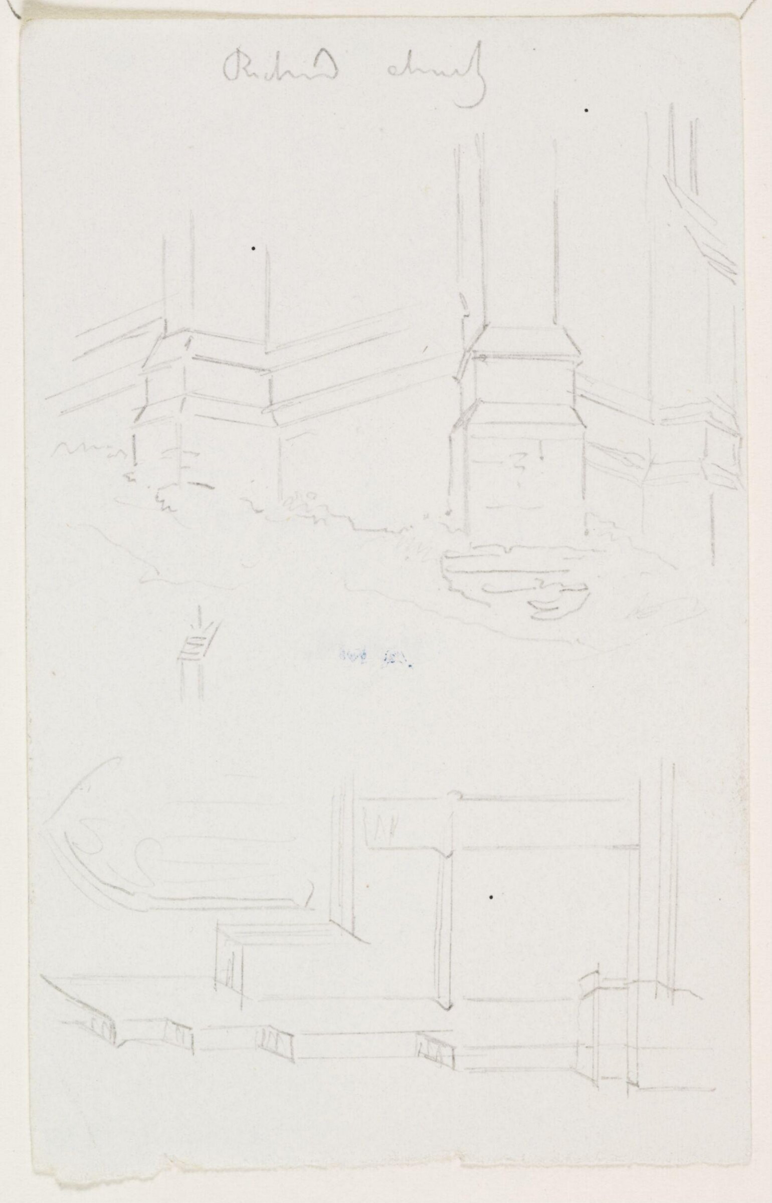 Drawing, A.W.N. Pugin, c. 1833