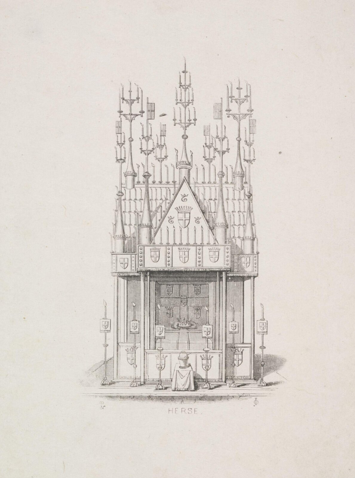 Drawing, A.W.N. Pugin, c. 1844
