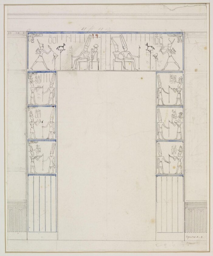Design for Egyptian Court, Crystal Palace