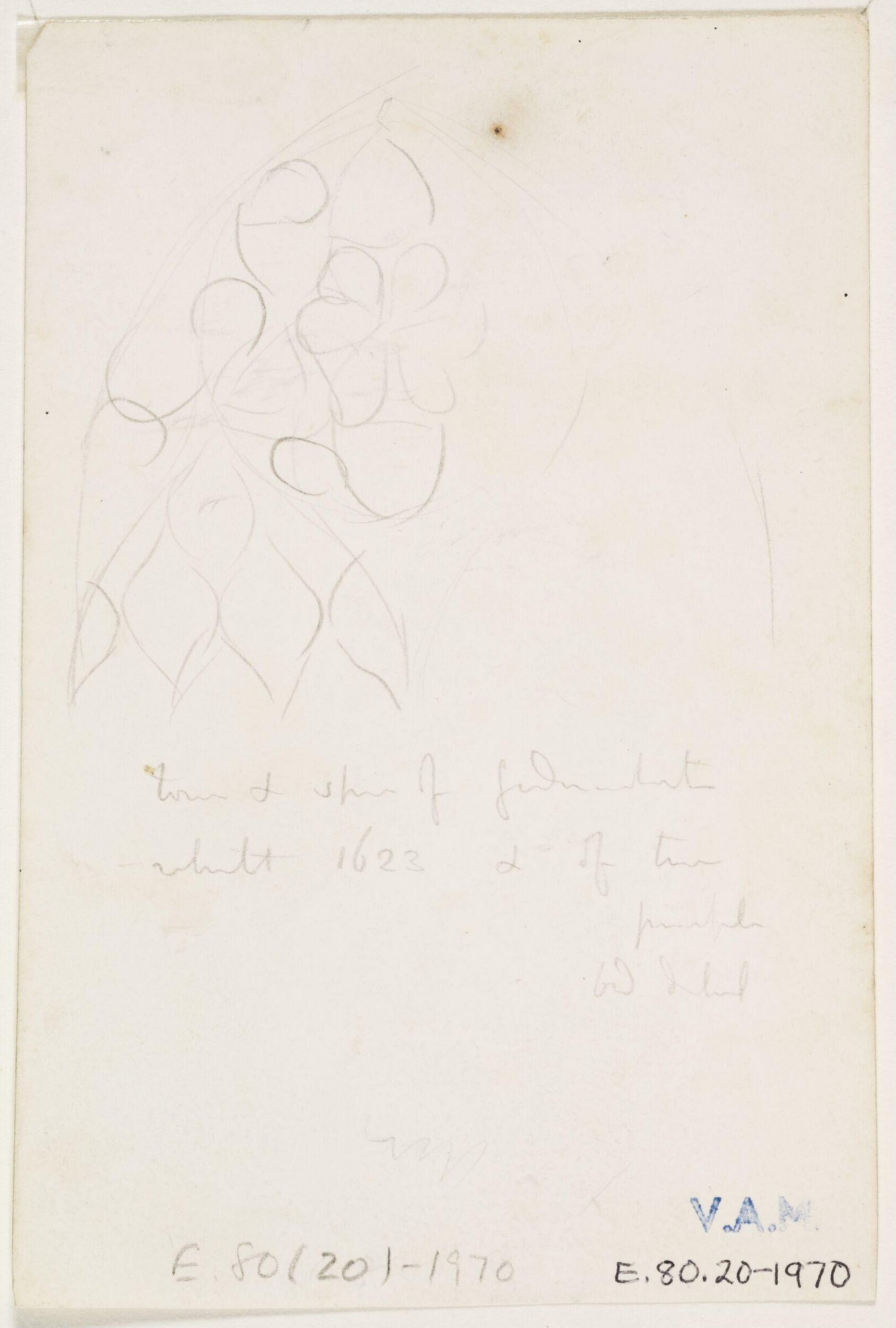 Drawing, A.W.N. Pugin, 1840-52