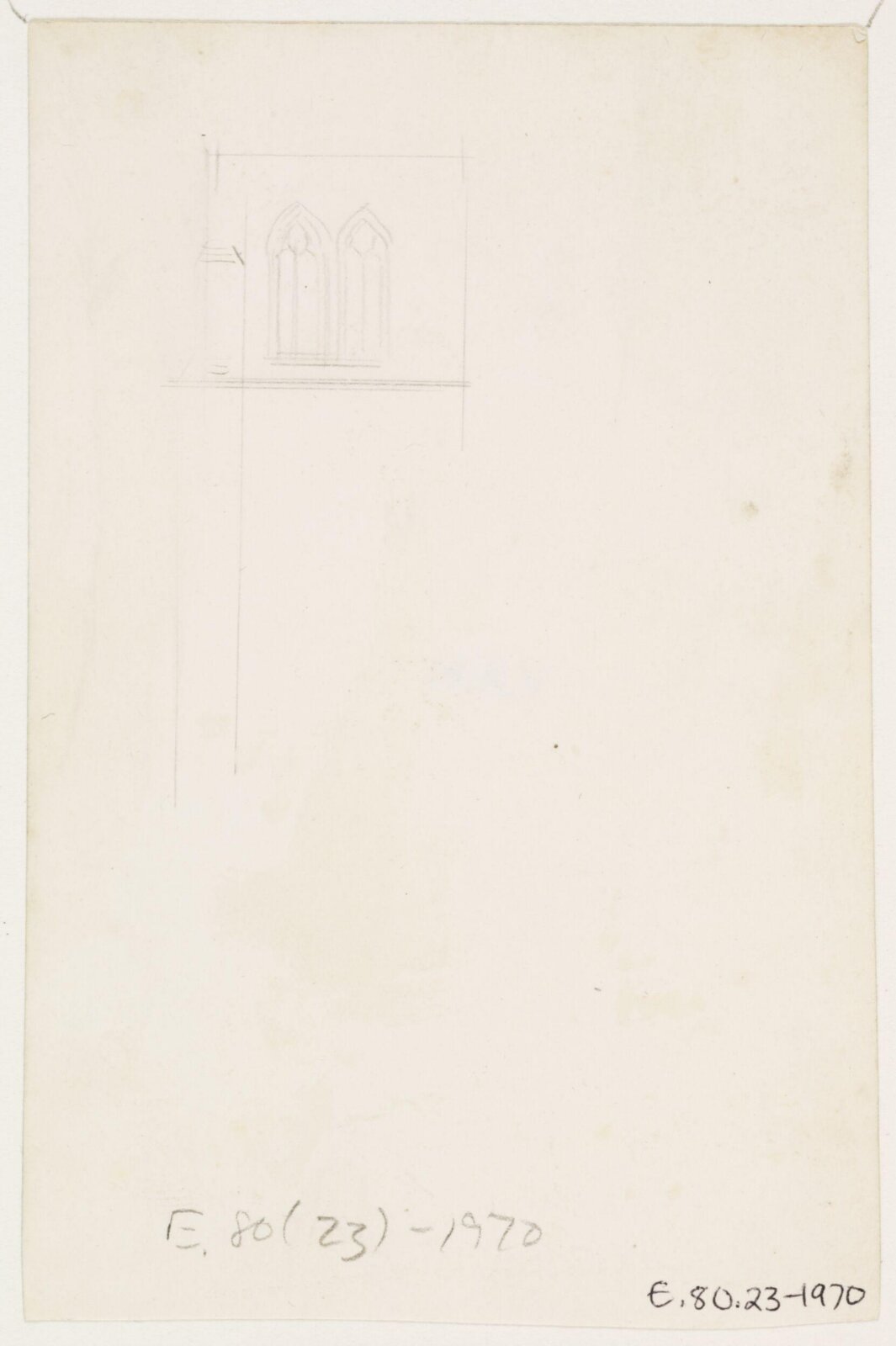 Drawing, A.W.N. Pugin, 1840-52