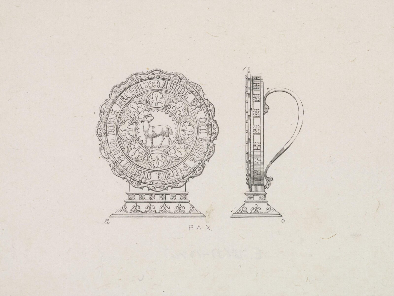 Drawing, A.W.N. Pugin, c. 1844