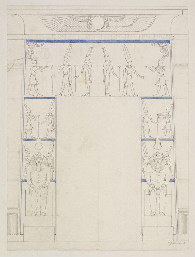 Design for Egyptian Court, Crystal Palace