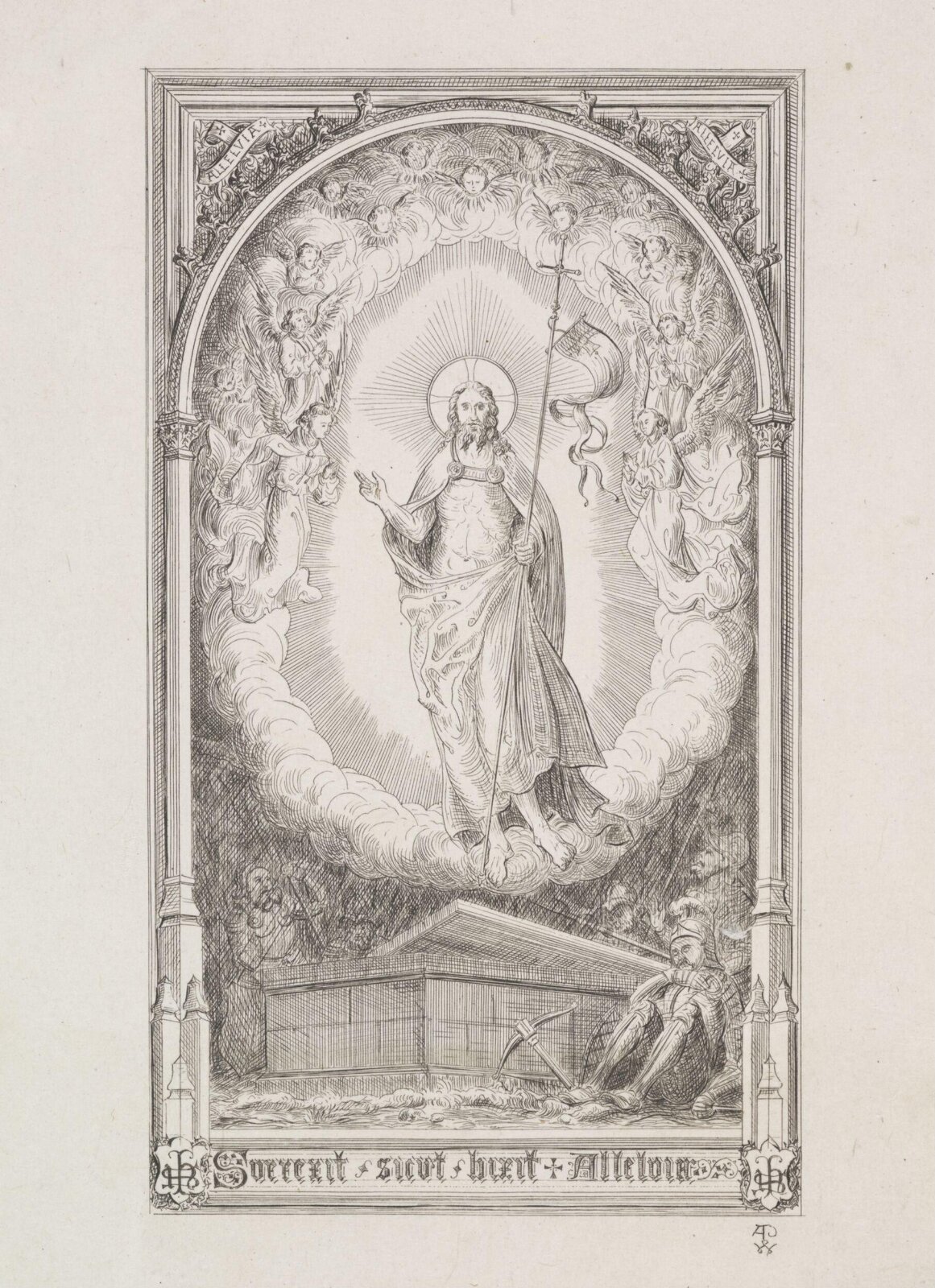 Drawing, A.W.N. Pugin, c. 1844