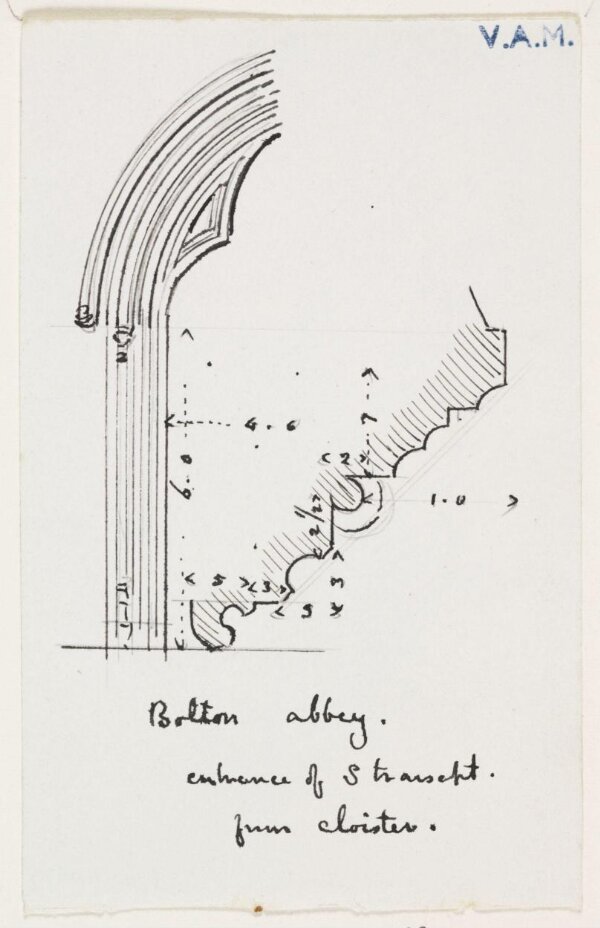 Drawing | A.W.N. Pugin | V&A Explore The Collections