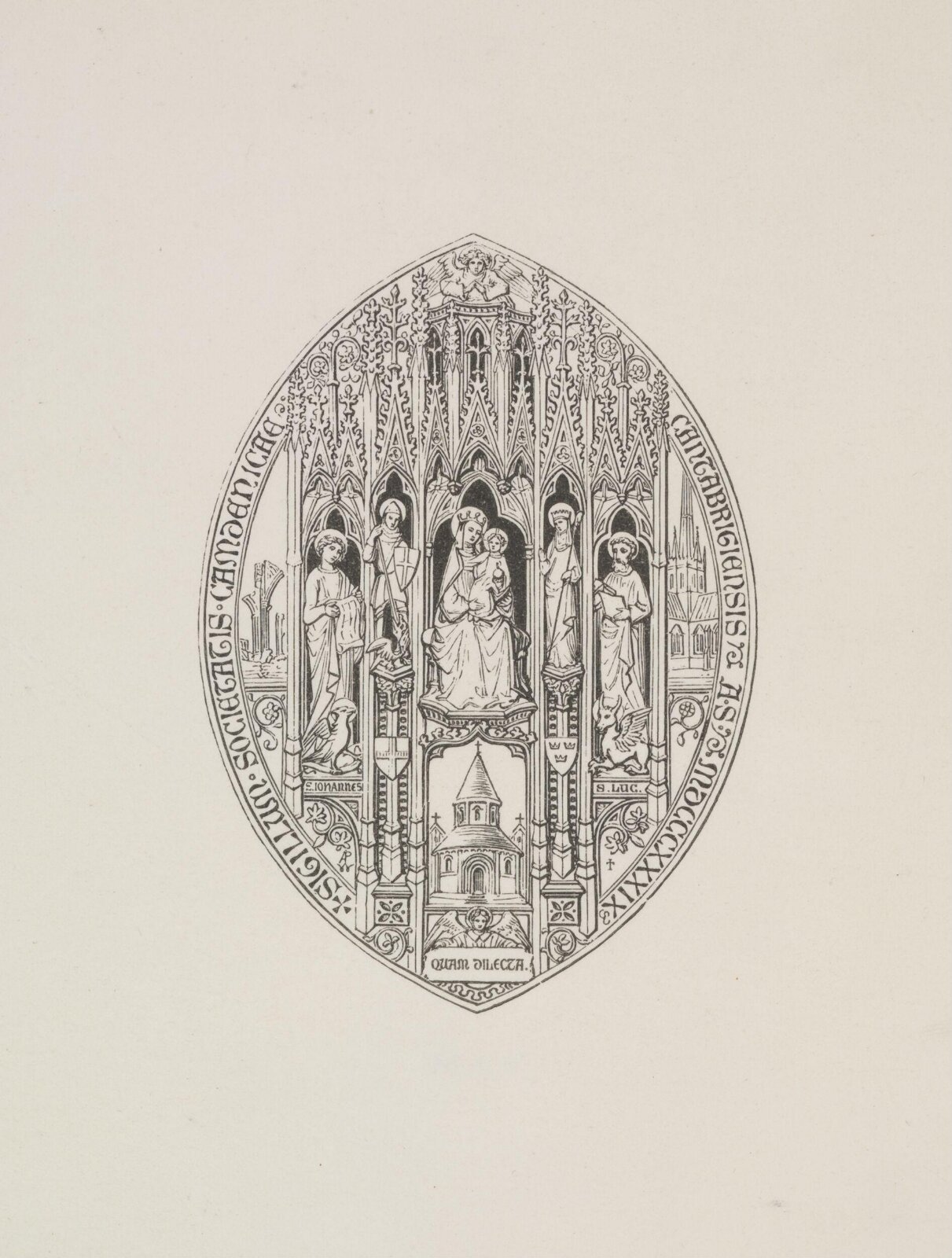 Drawing, A.W.N. Pugin, c. 1844