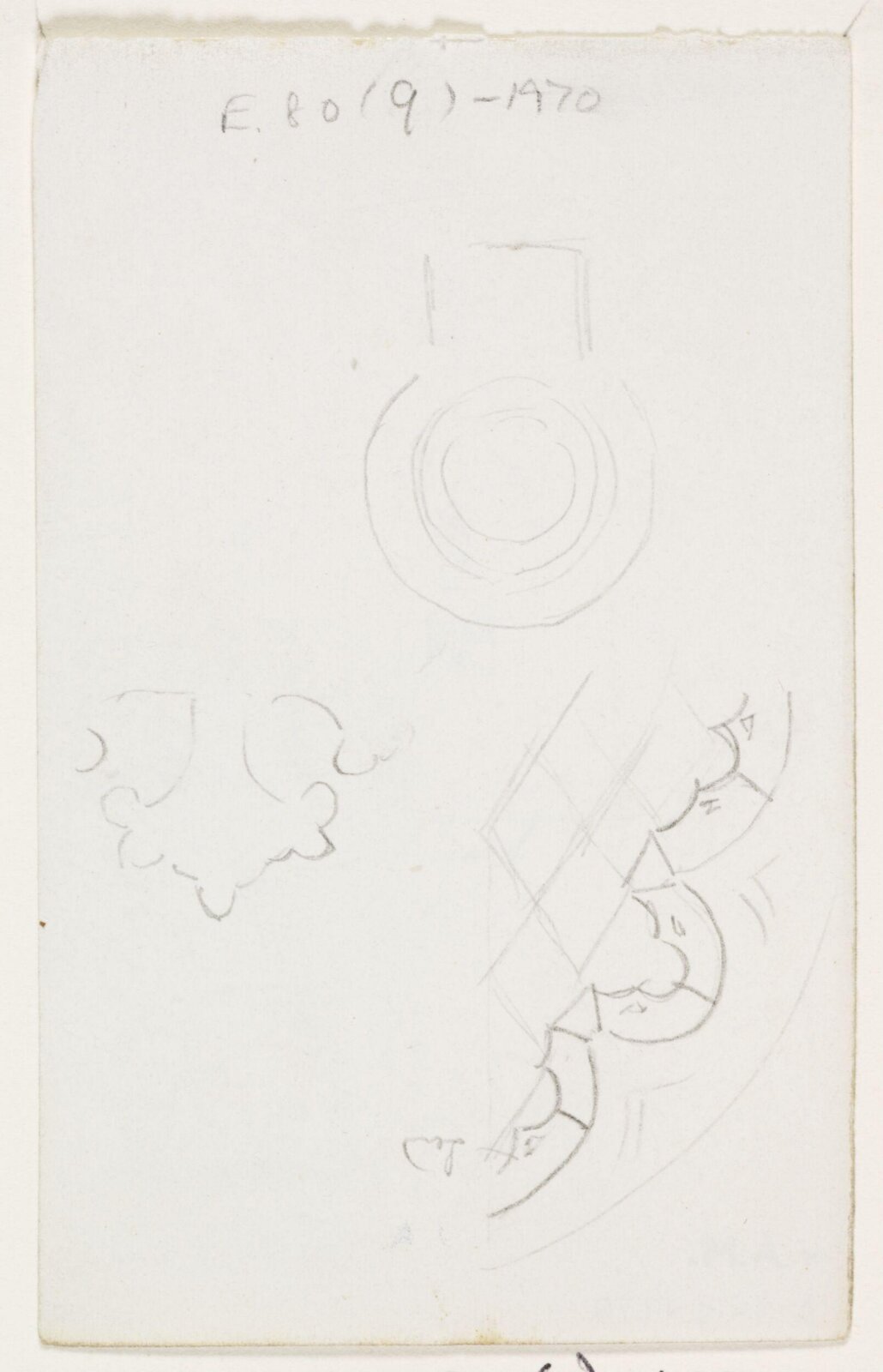 Drawing, A.W.N. Pugin, c. 1833