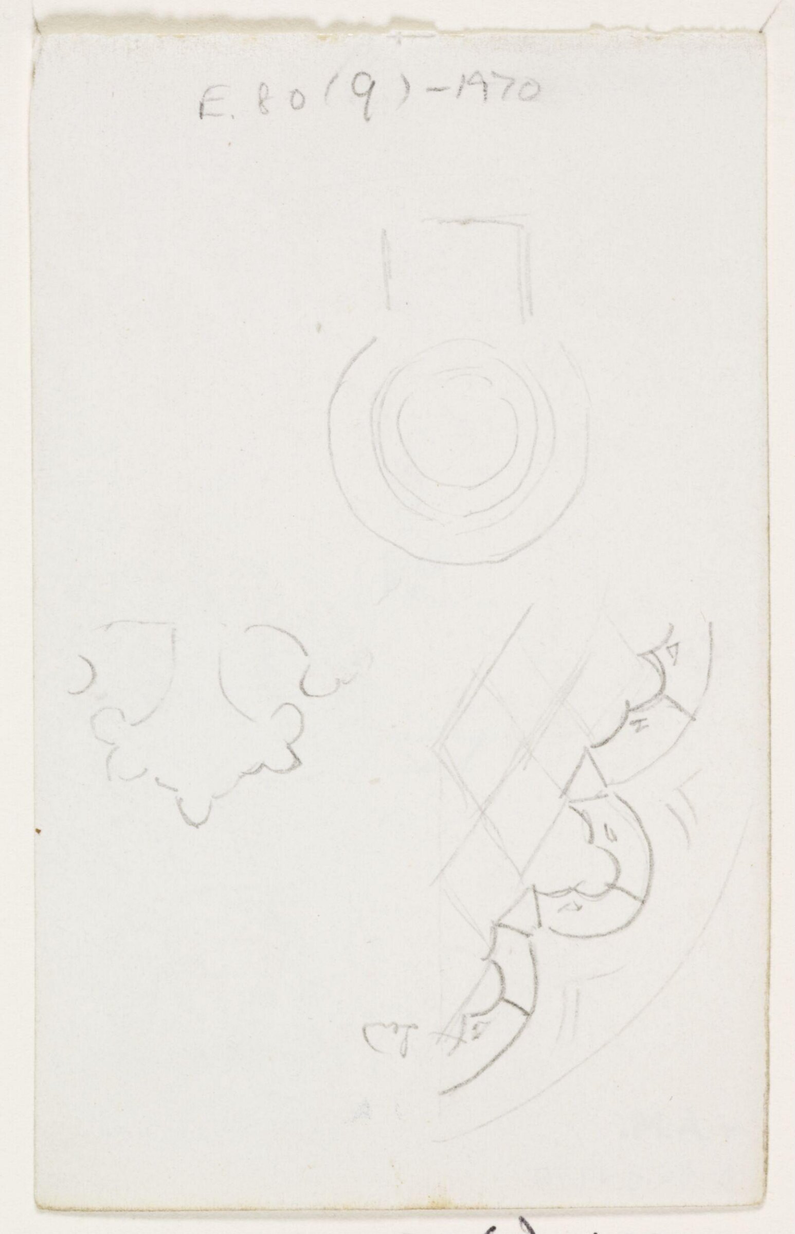 Drawing, A.W.N. Pugin, c. 1833