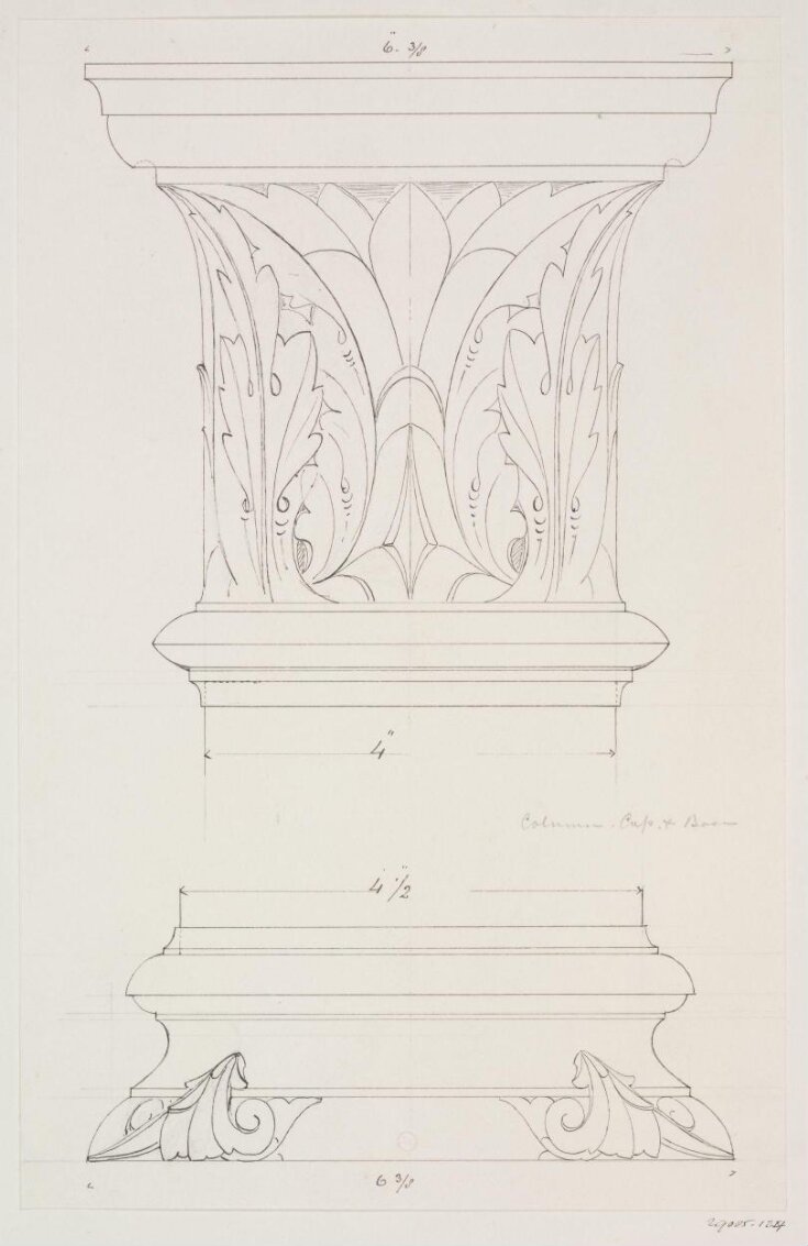 Drawing of capital top image