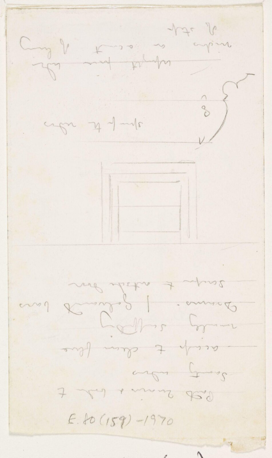 Drawing, A.W.N. Pugin, c. 1846
