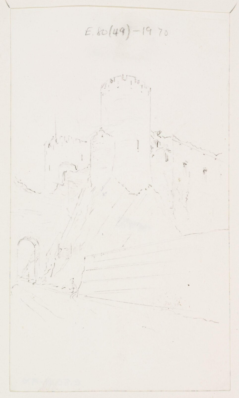 Drawing, A.W.N. Pugin, 1840-52