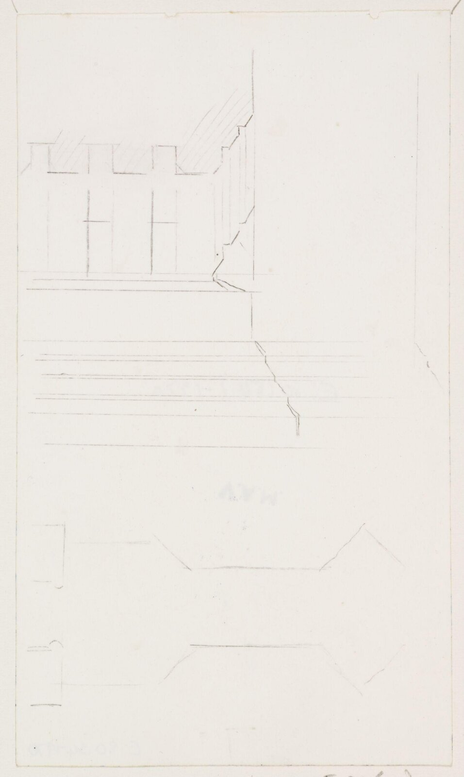 Drawing, A.W.N. Pugin, 1840-52