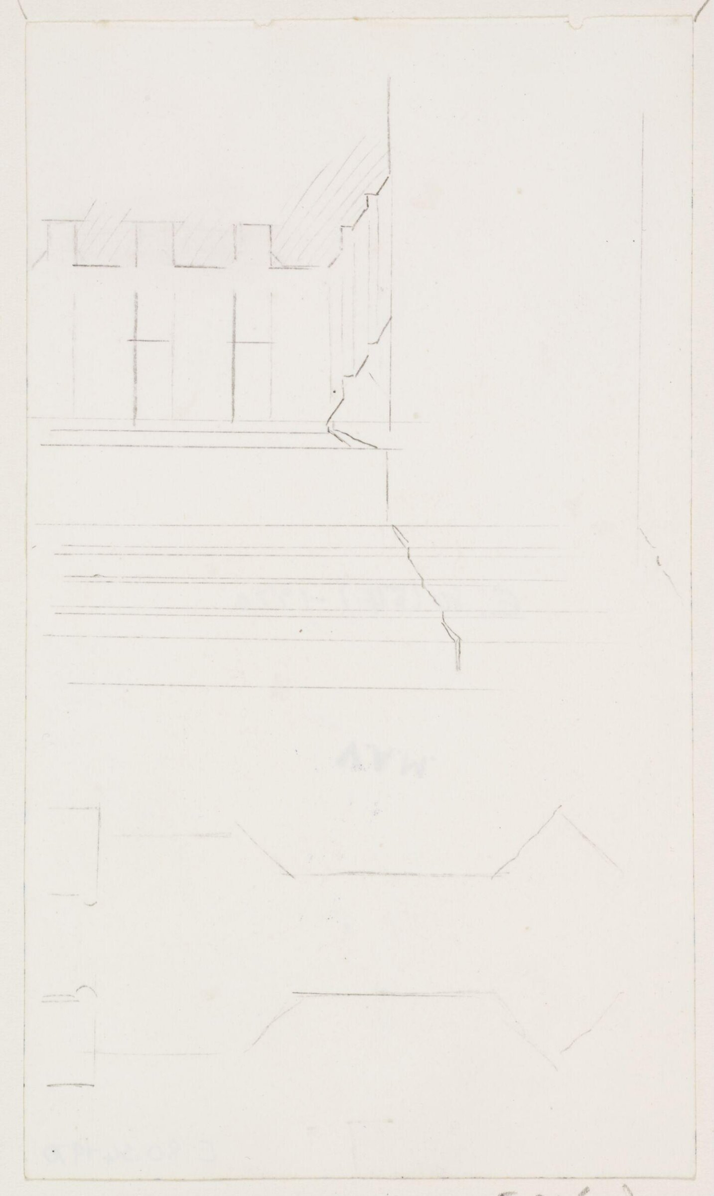 Drawing, A.W.N. Pugin, 1840-52