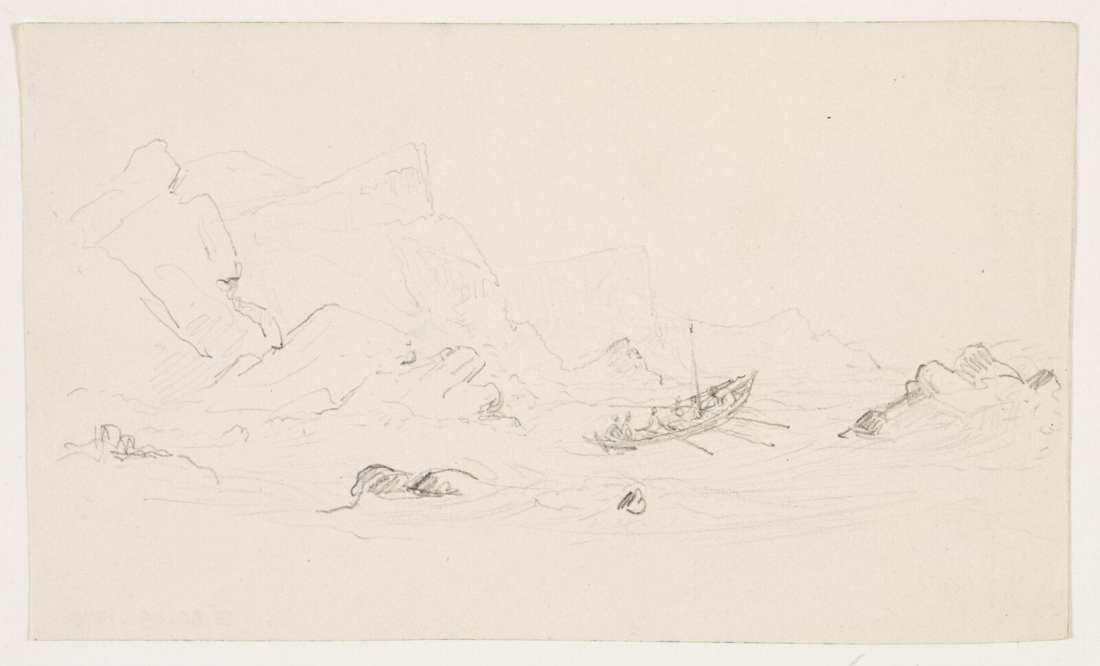 drawing, A.W.N. Pugin, 1850