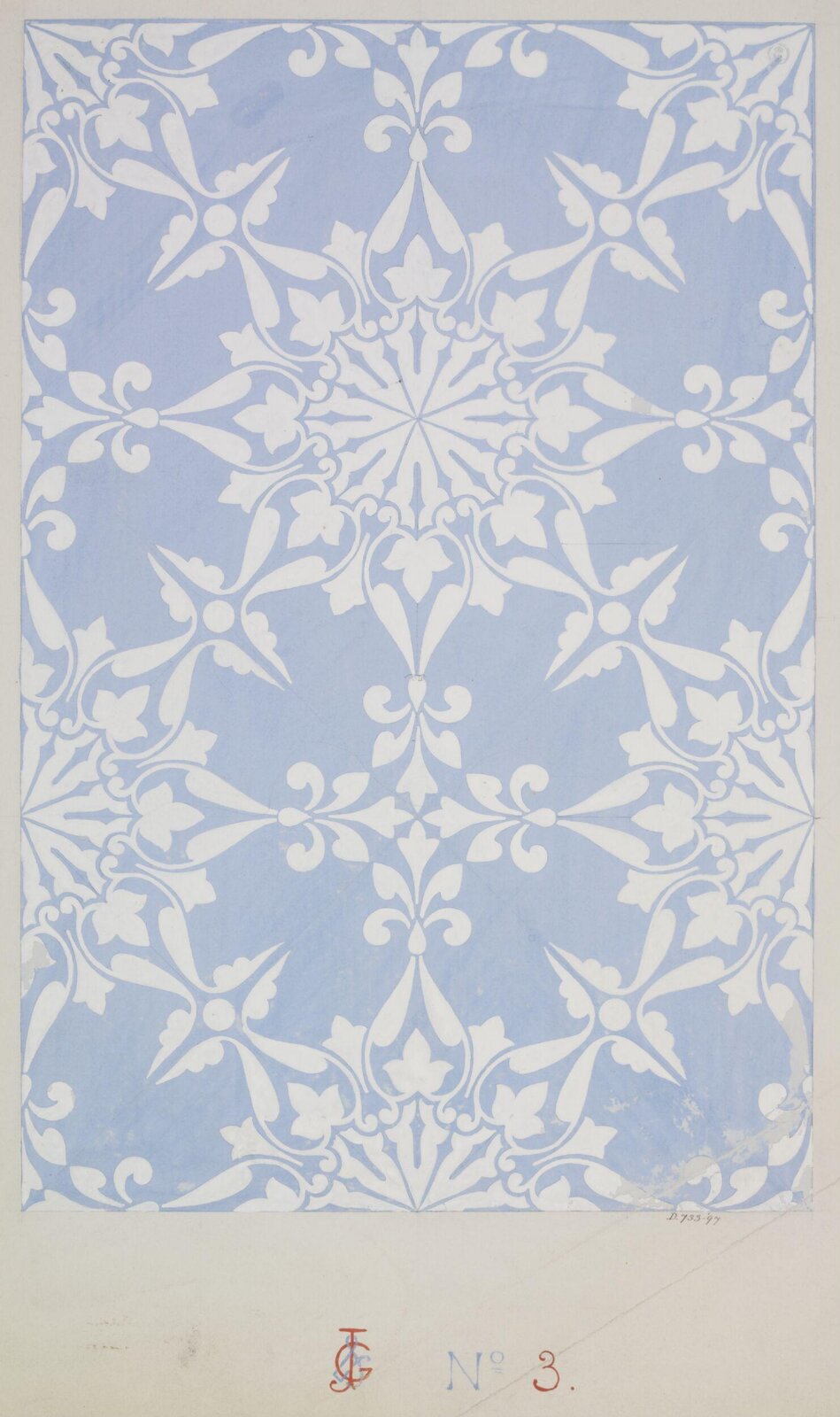 Drawing, Owen Jones, 1809-1874