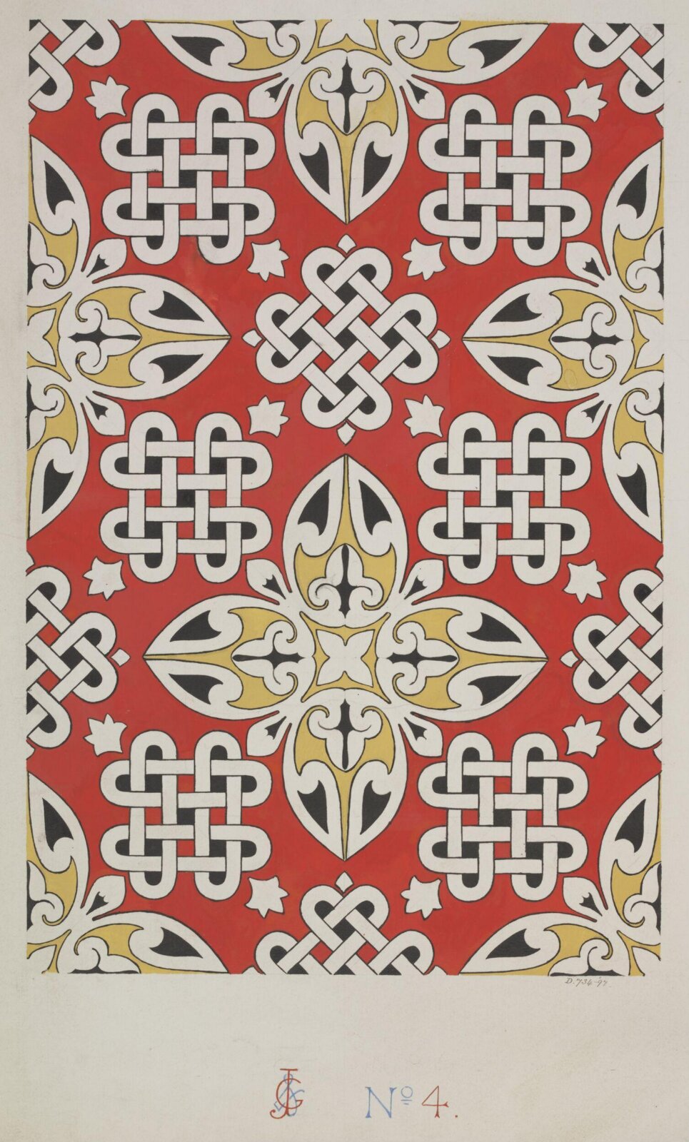 Drawing, Owen Jones, 1809-1874