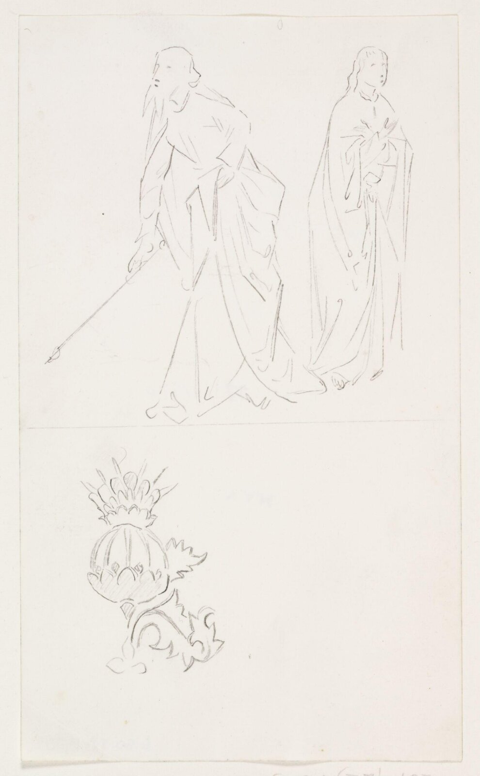 Drawing, A.W.N. Pugin, c. 1839-1852