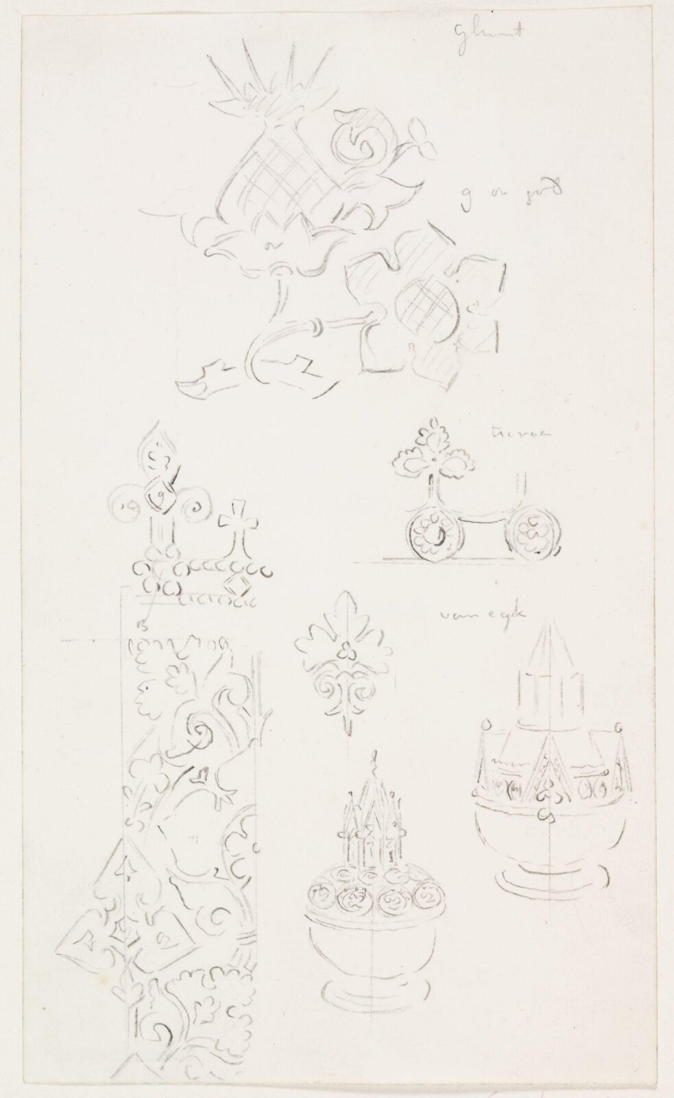 Drawing, A.W.N. Pugin, c. 1839-1852